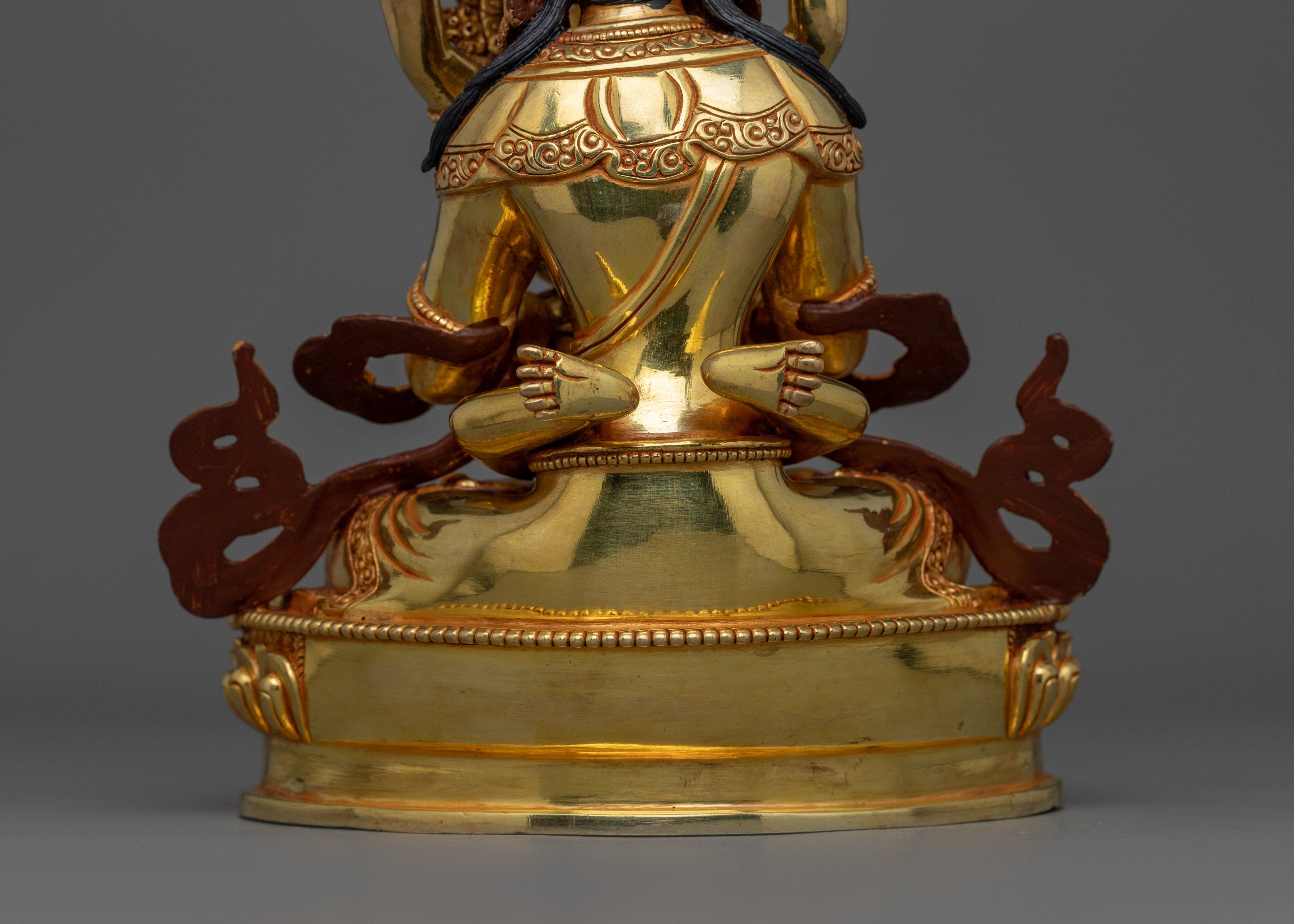 Handcrafted Statue of Vajradhara with consort | Traditional Artwork