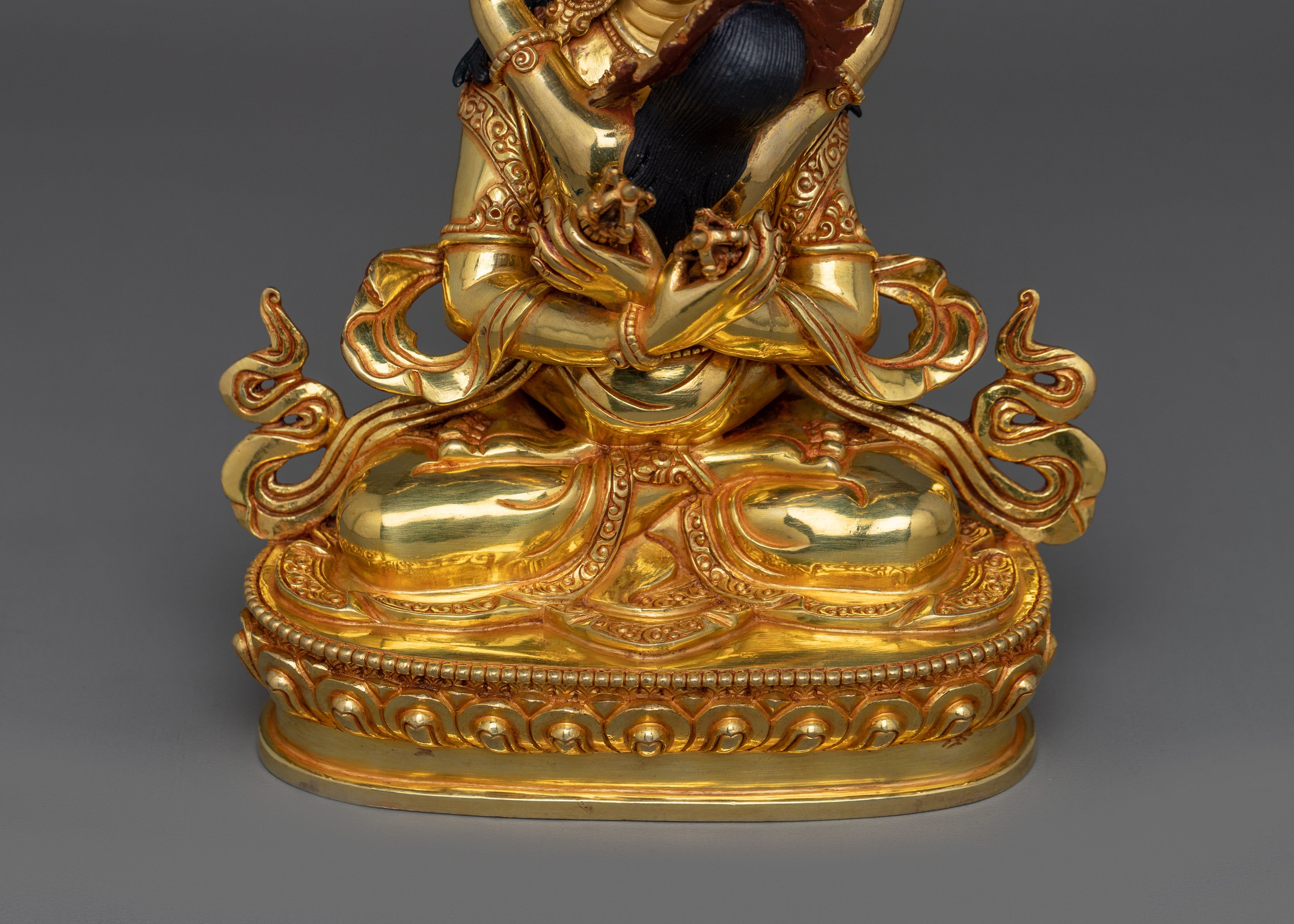 Handcrafted Statue of Vajradhara with consort | Traditional Artwork