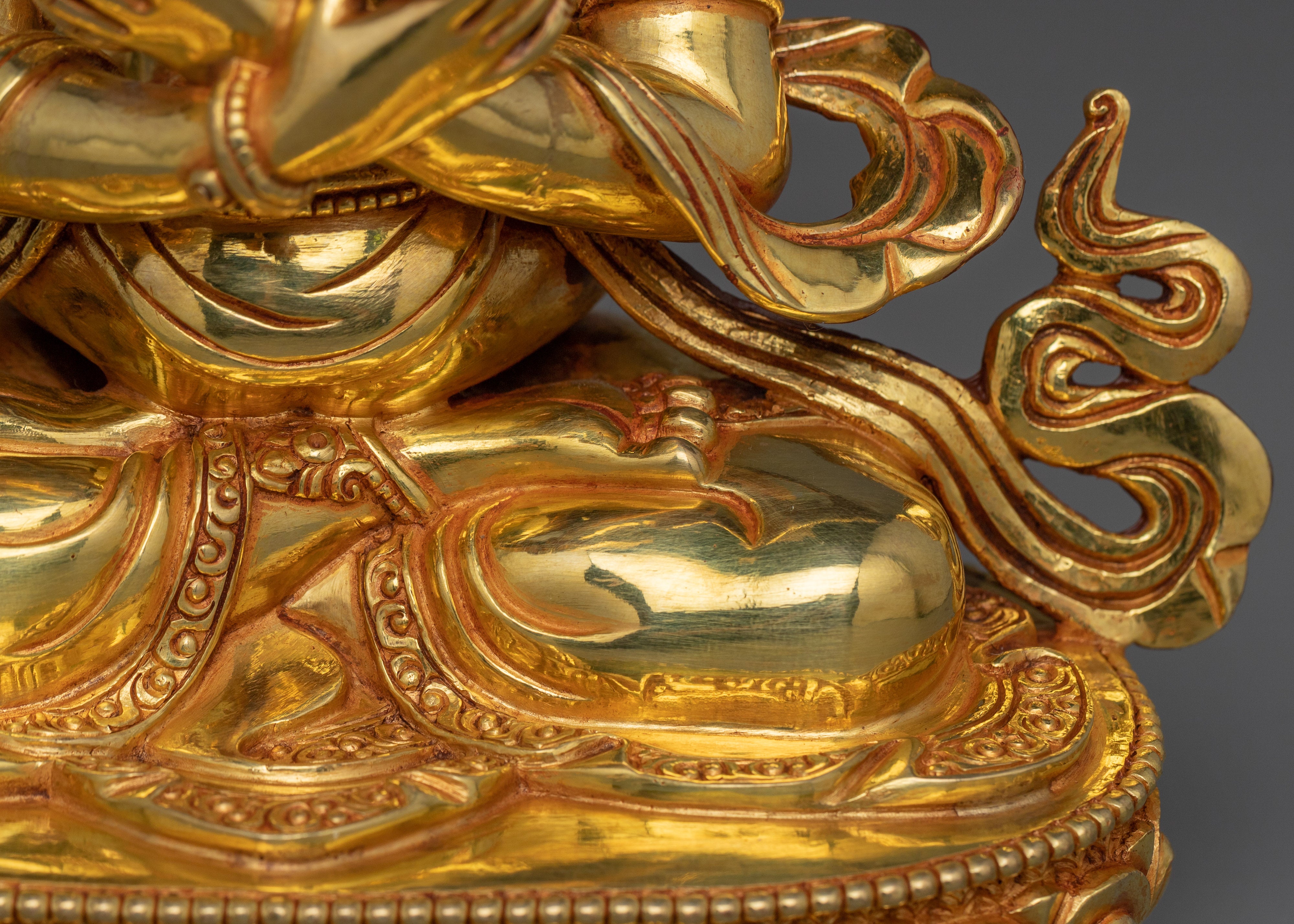 Handcrafted Statue of Vajradhara with consort | Traditional Artwork