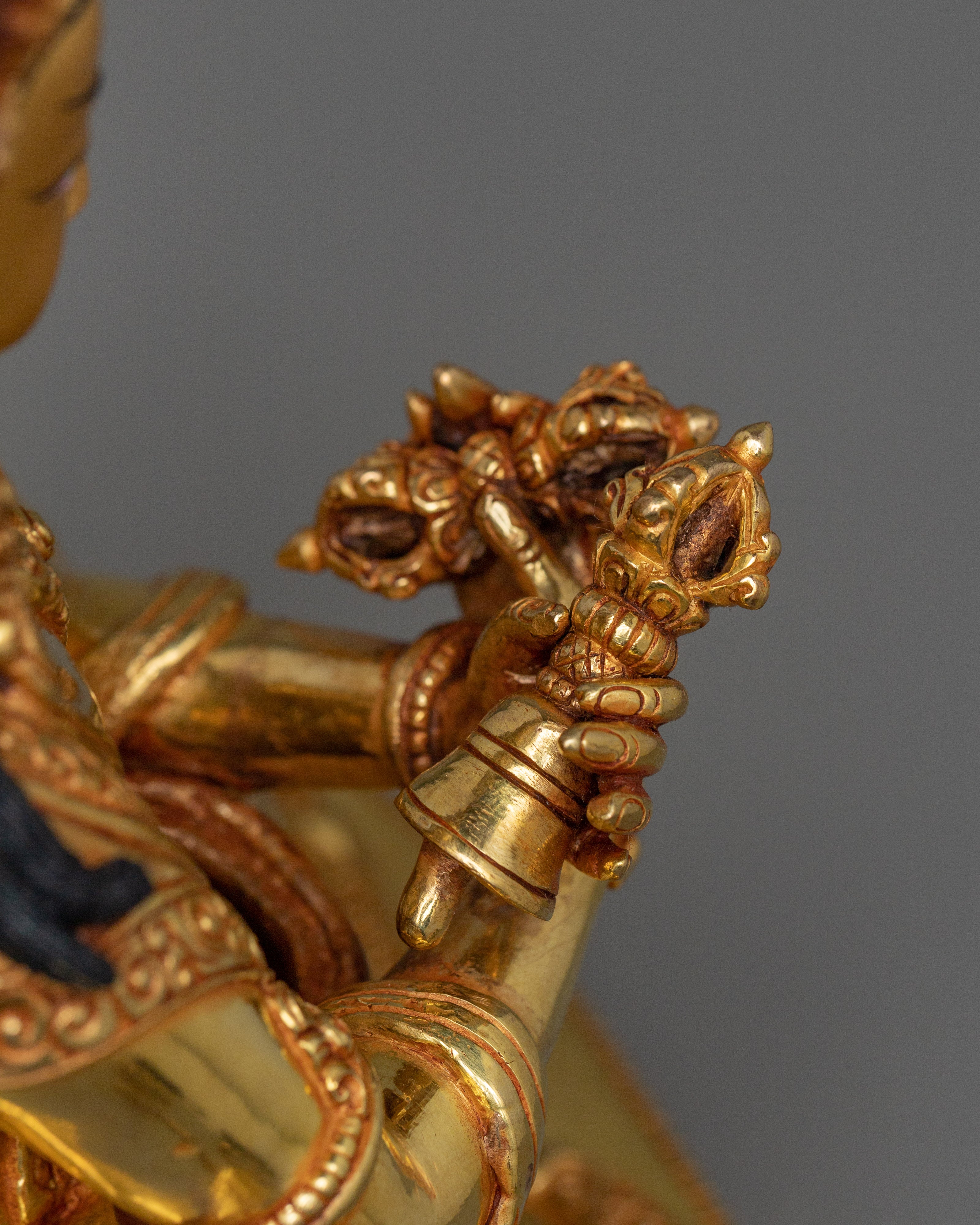 Handcrafted Statue of Vajradhara with consort | Traditional Artwork