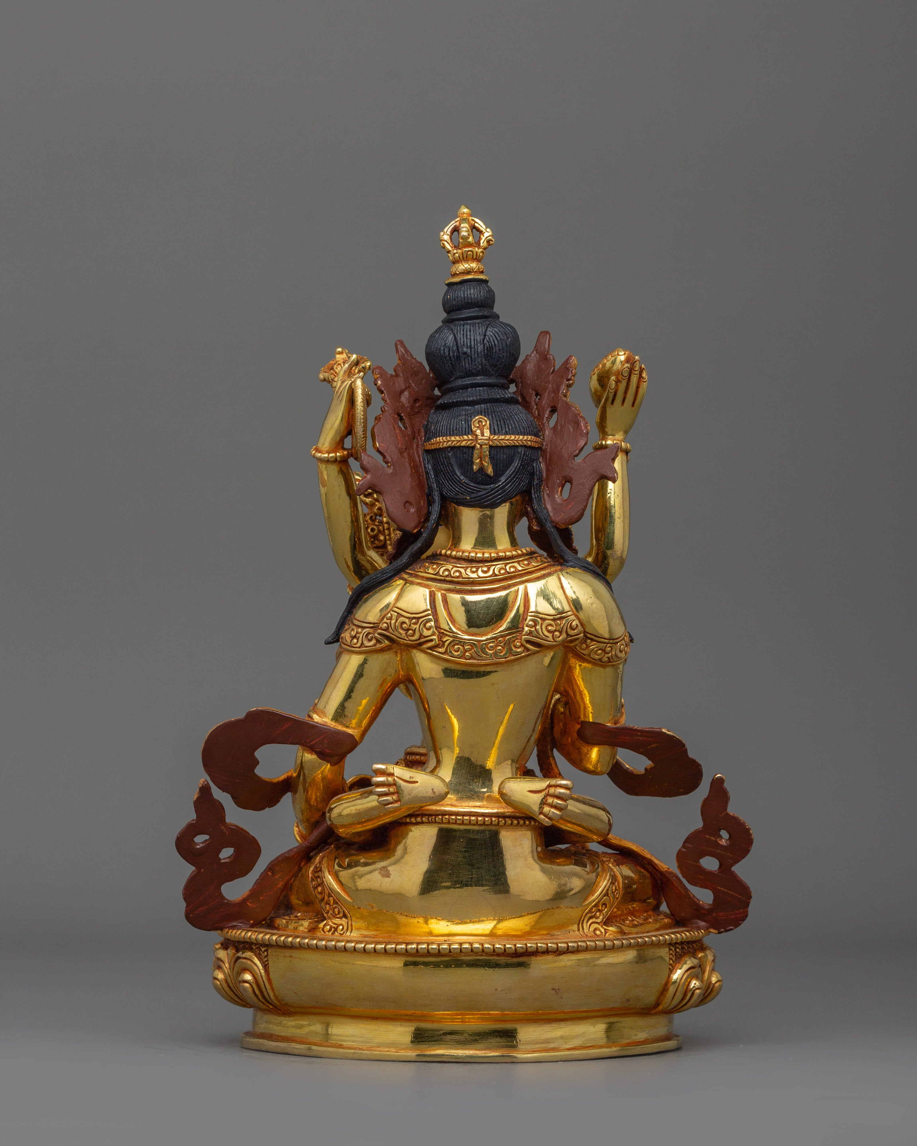 Himalayan Statue of Vajrasattva with consort | The Union of Wisdom and Compassion