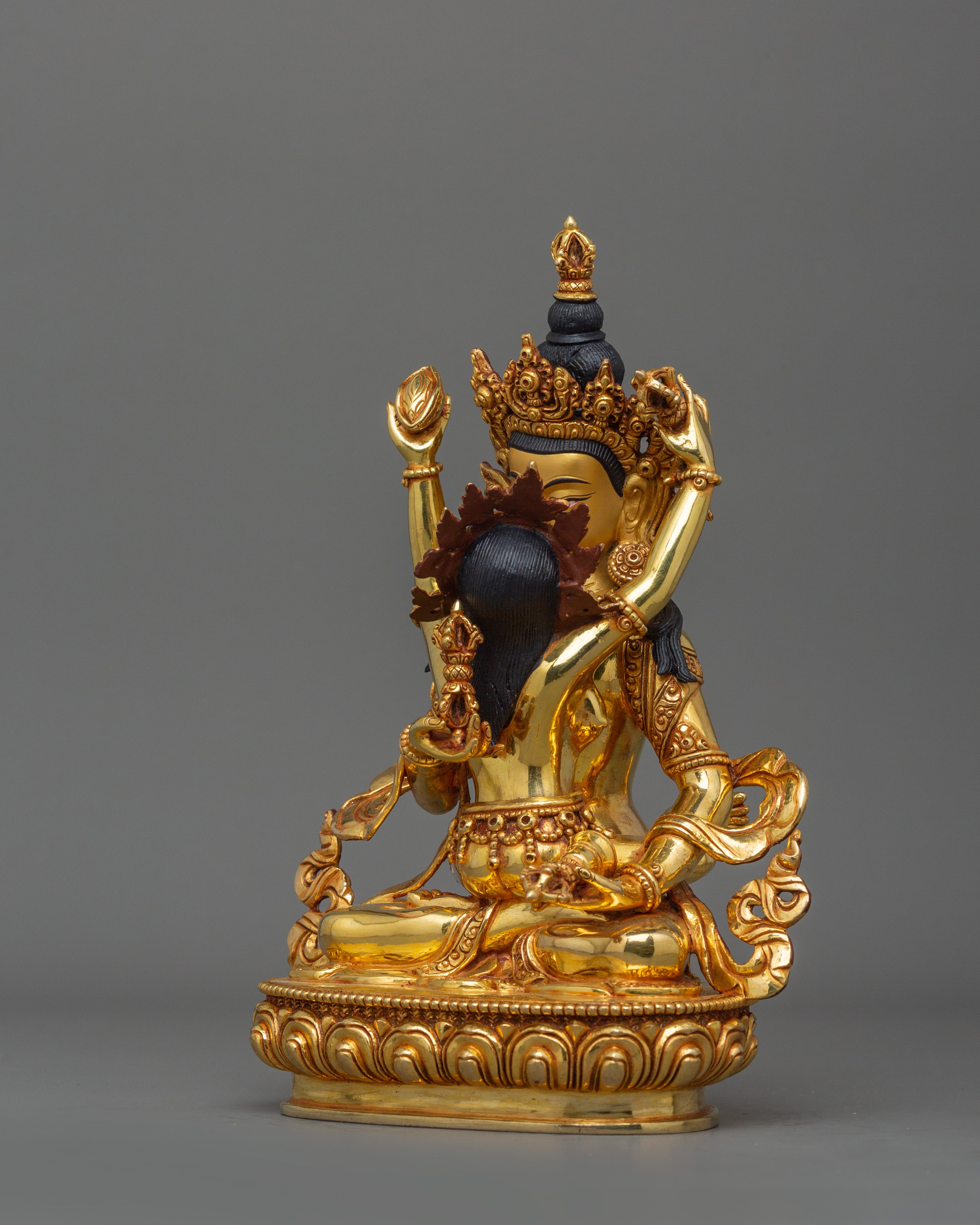 Himalayan Statue of Vajrasattva with consort | The Union of Wisdom and Compassion