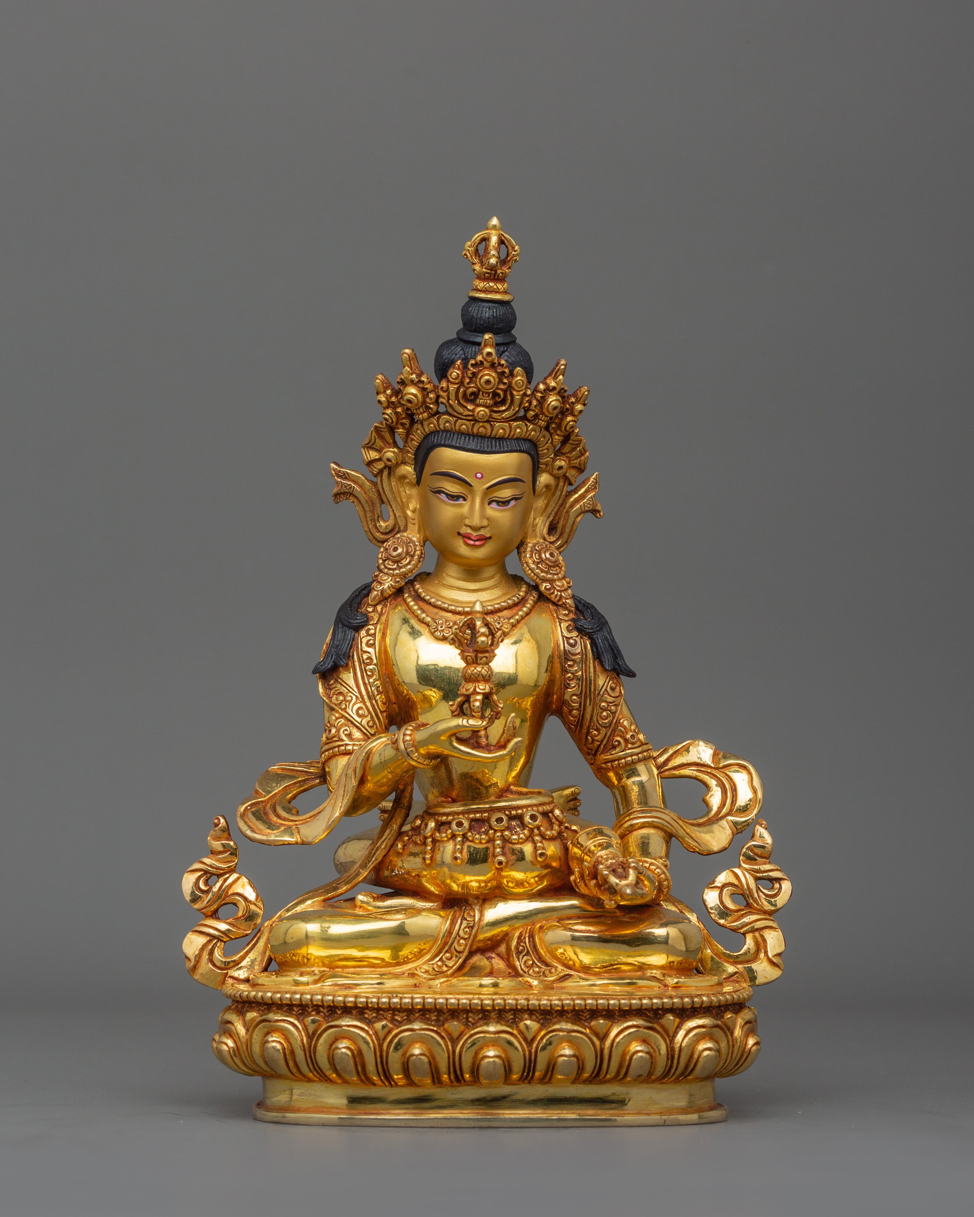 Himalayan Statue of Vajrasattva with consort | The Union of Wisdom and Compassion