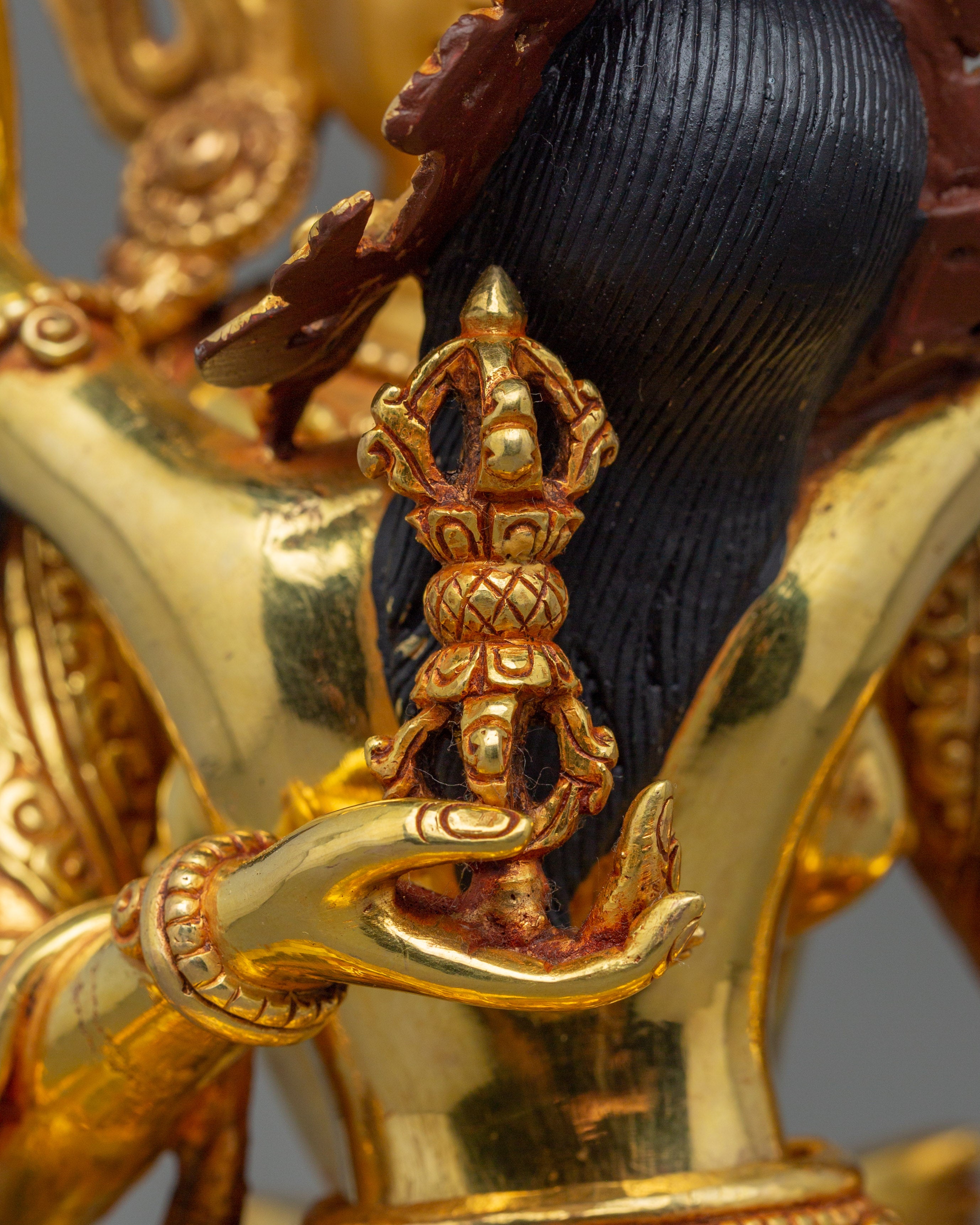 Himalayan Statue of Vajrasattva with consort | The Union of Wisdom and Compassion