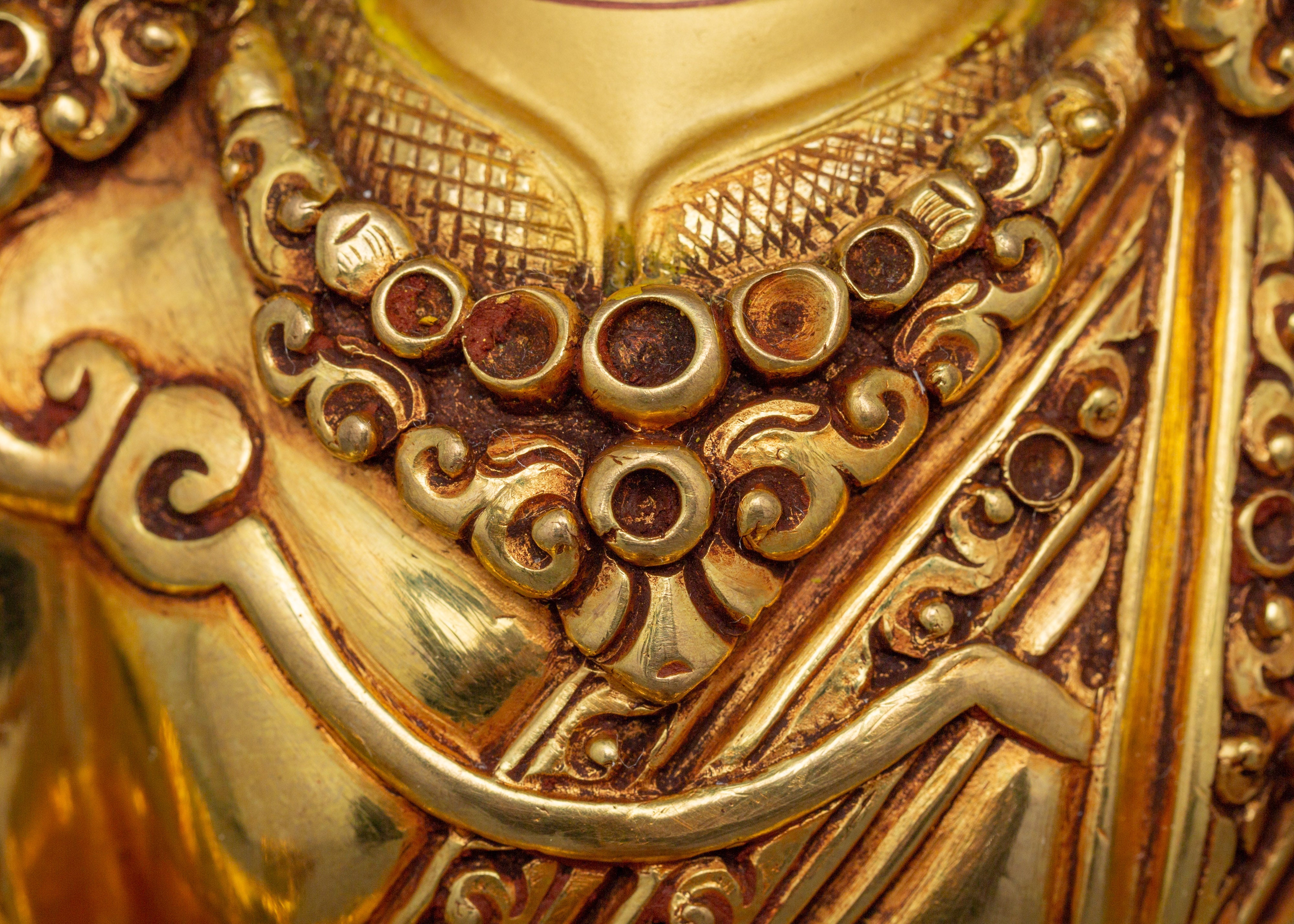 Handcrafted Figurine of Guru Rinpoche with consort | Union of Wisdom and Compassion