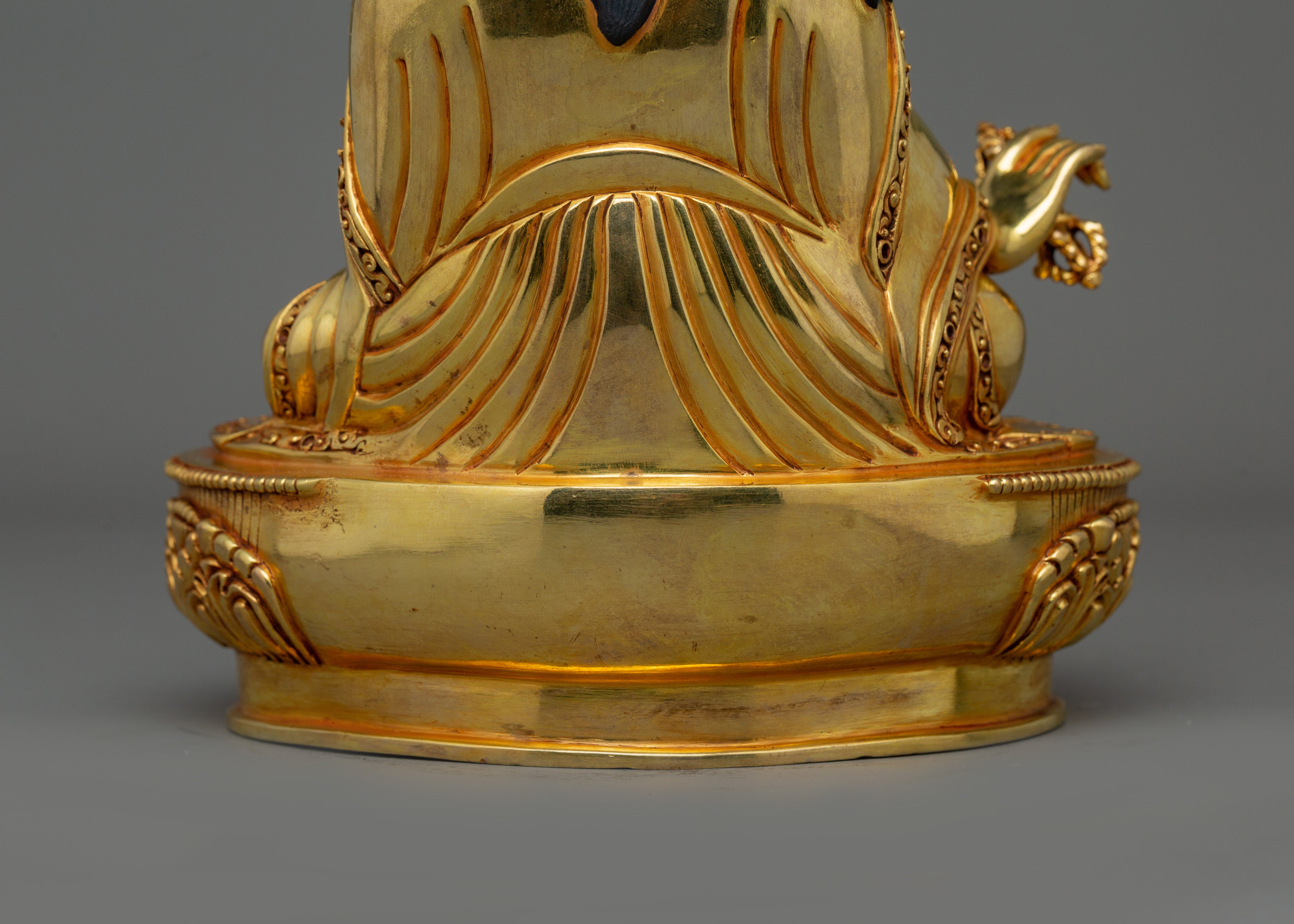 Handcrafted Figurine of Guru Rinpoche with consort | Union of Wisdom and Compassion