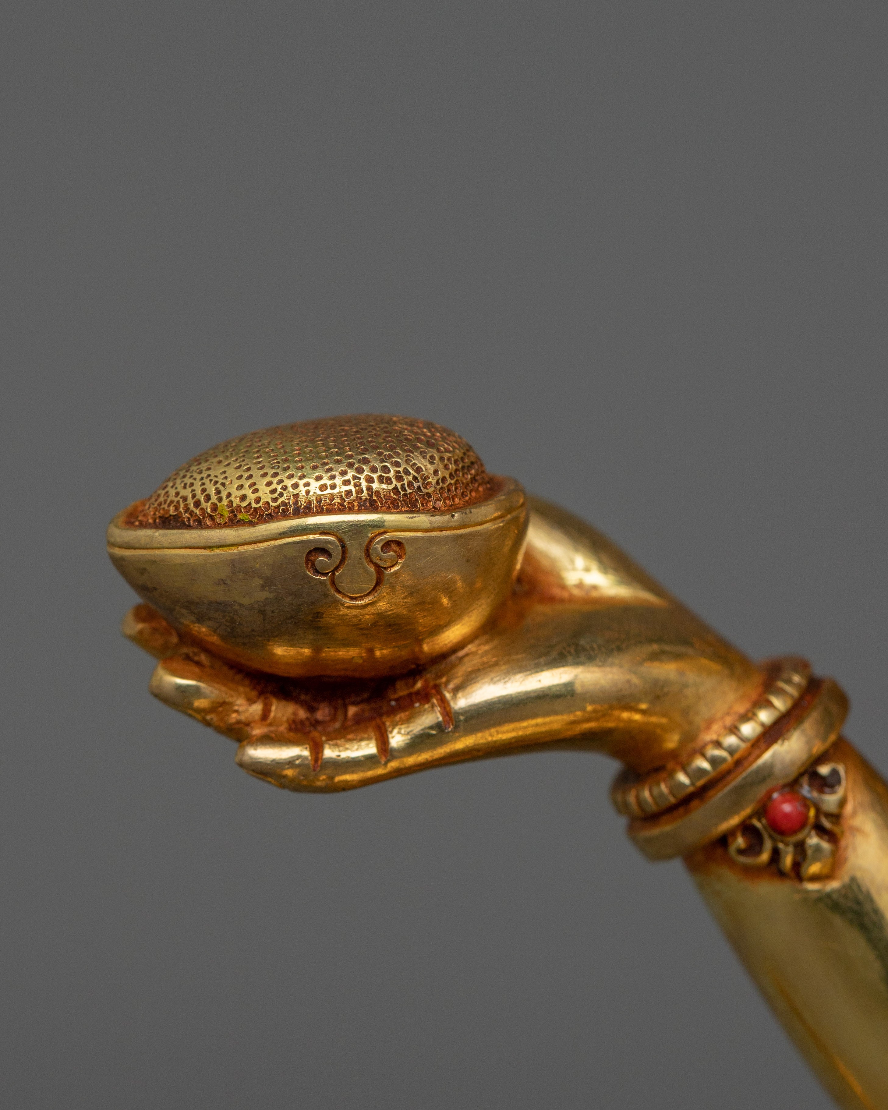 Handcrafted Figurine of Guru Rinpoche with consort | Union of Wisdom and Compassion