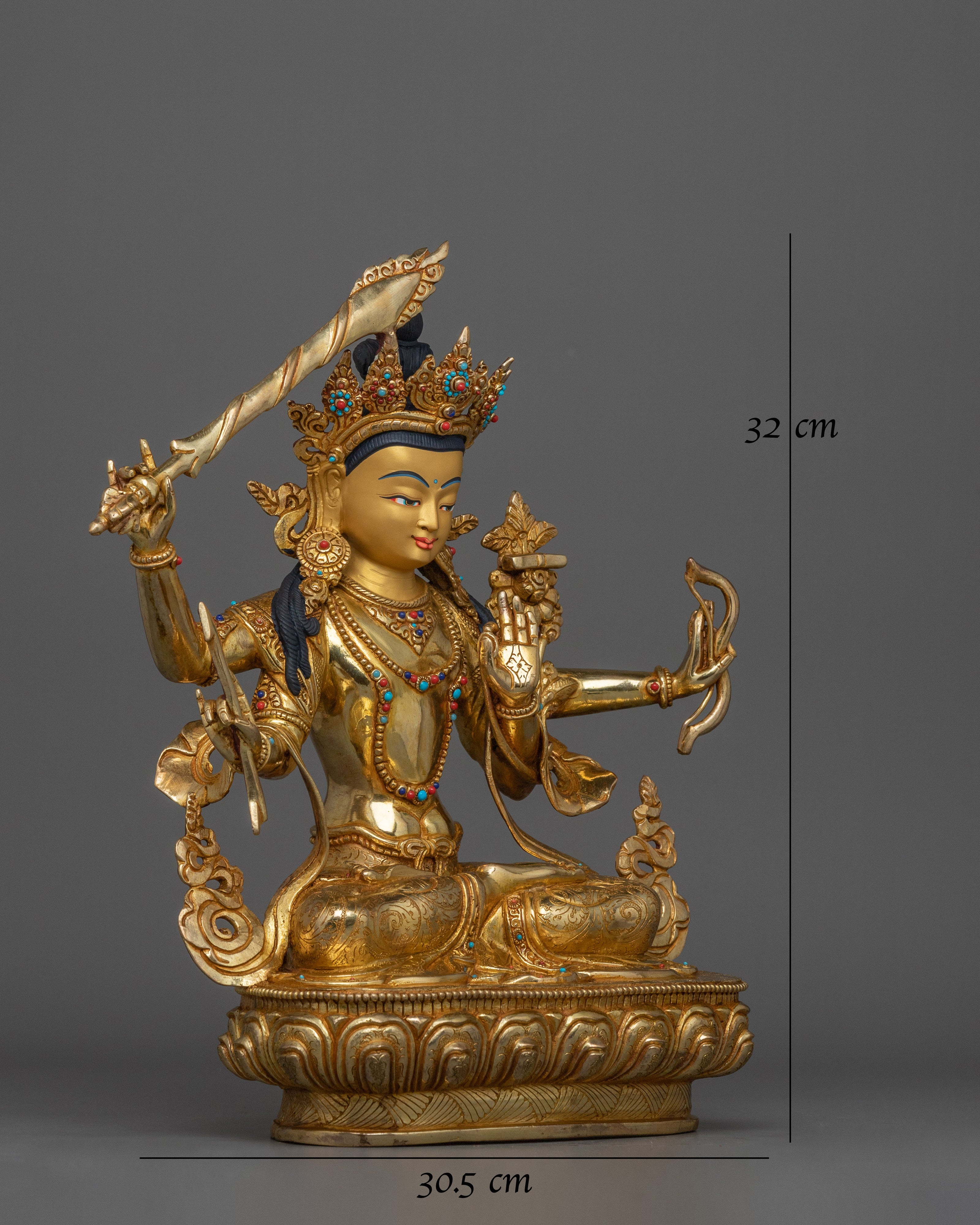 maha-manjushri-handmade-statue