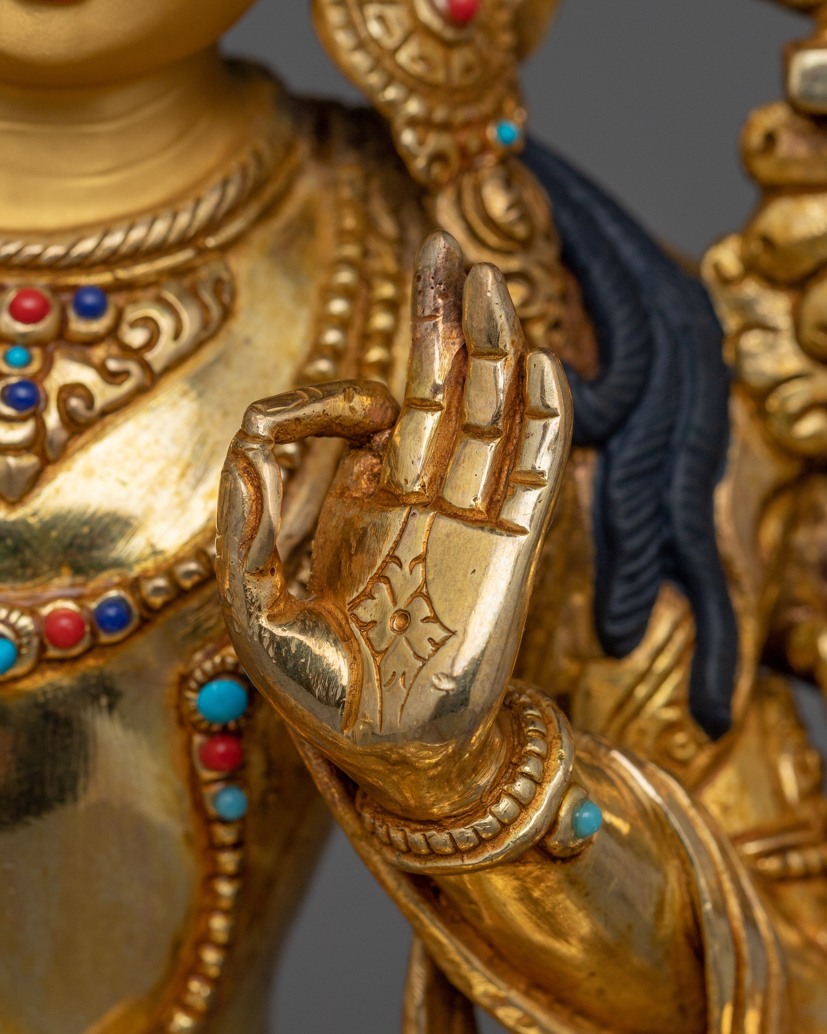 Maha Manjushri Handmade Statue | Great Gentle Glory