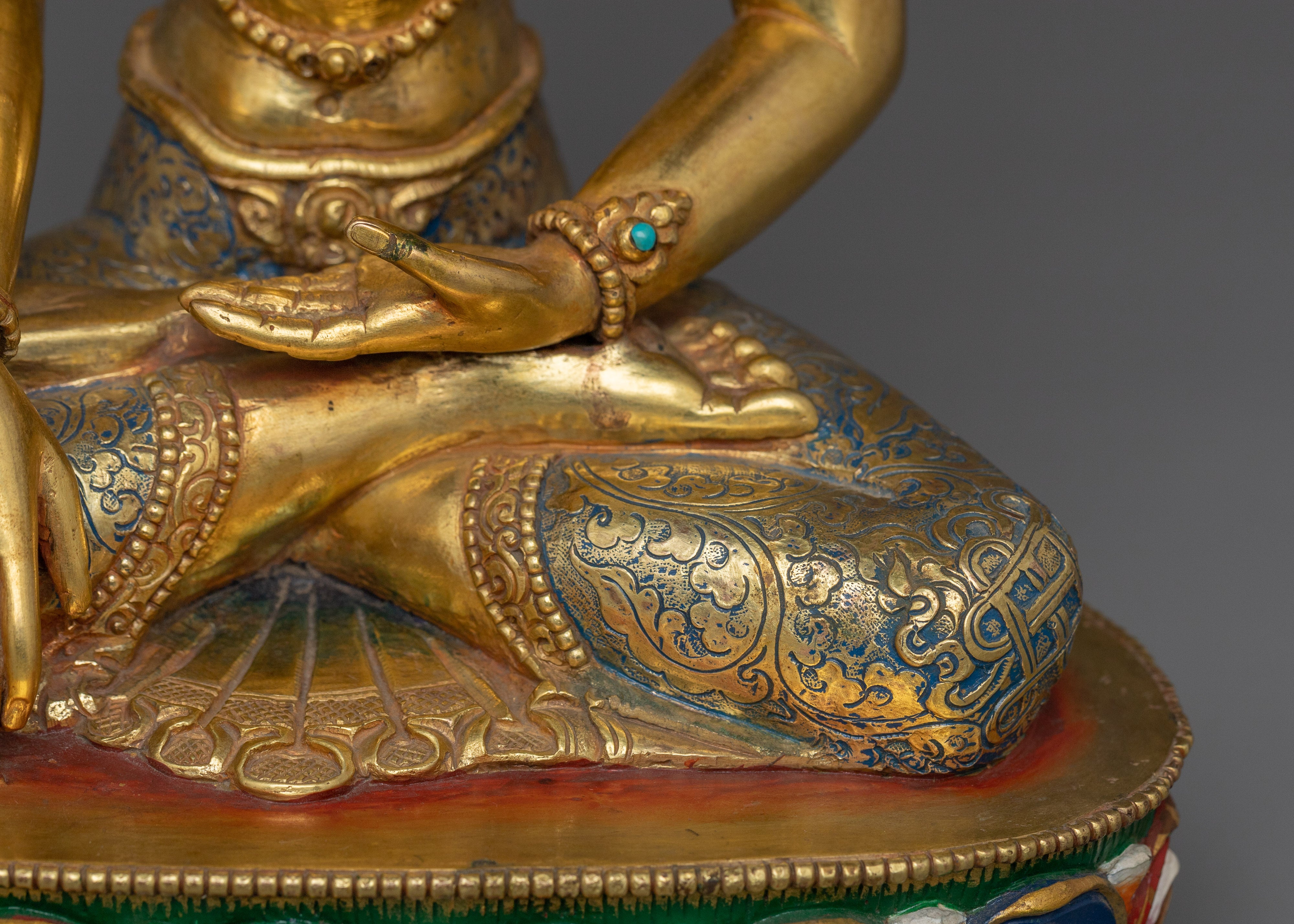 Himalayan Figurine of Crown Shakyamuni Buddha | Sage of the Shakya Clan