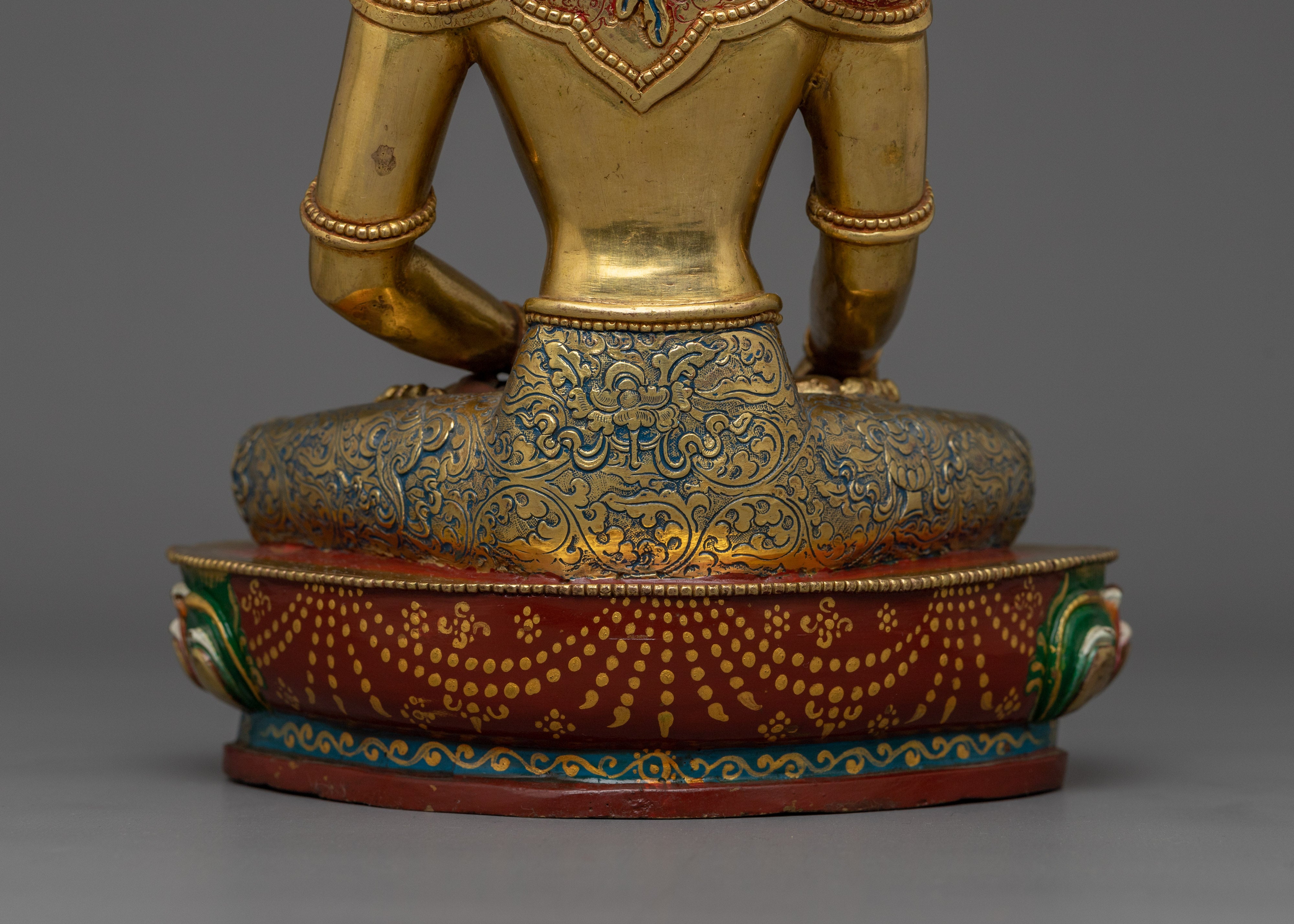 Himalayan Figurine of Crown Shakyamuni Buddha | Sage of the Shakya Clan