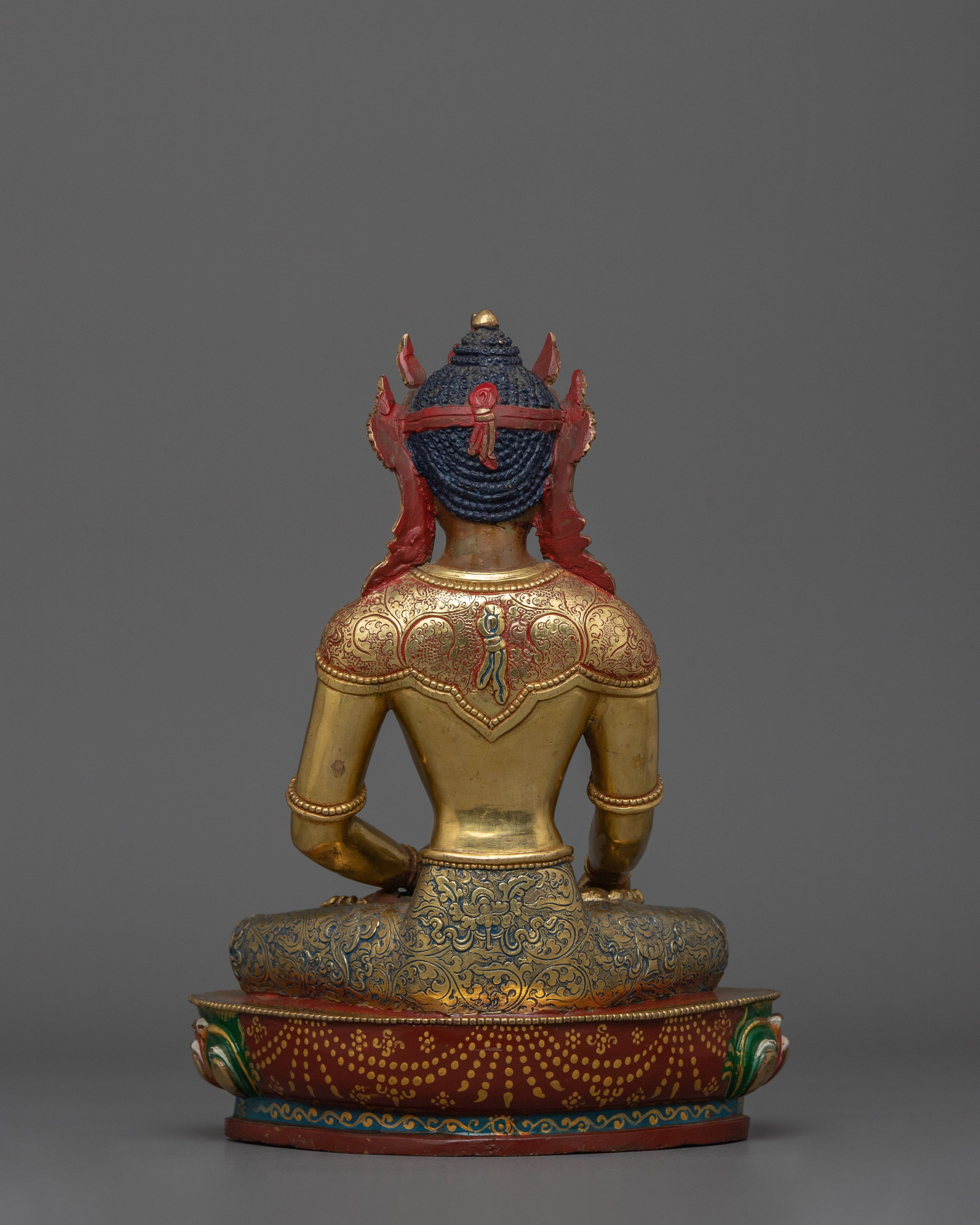 Himalayan Figurine of Crown Shakyamuni Buddha | Sage of the Shakya Clan