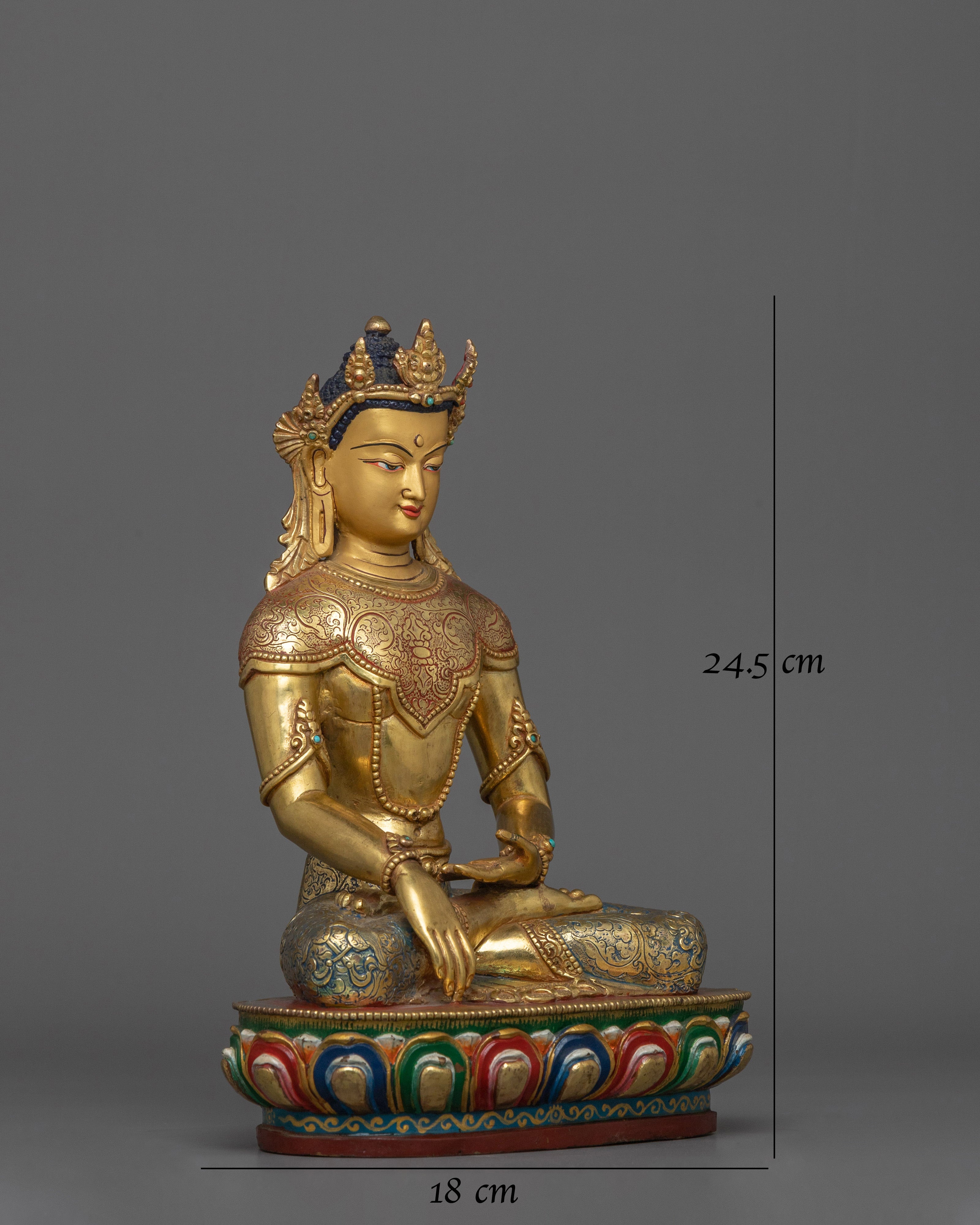 himalayan-figurine-of-crown-shakyamuni-buddha
