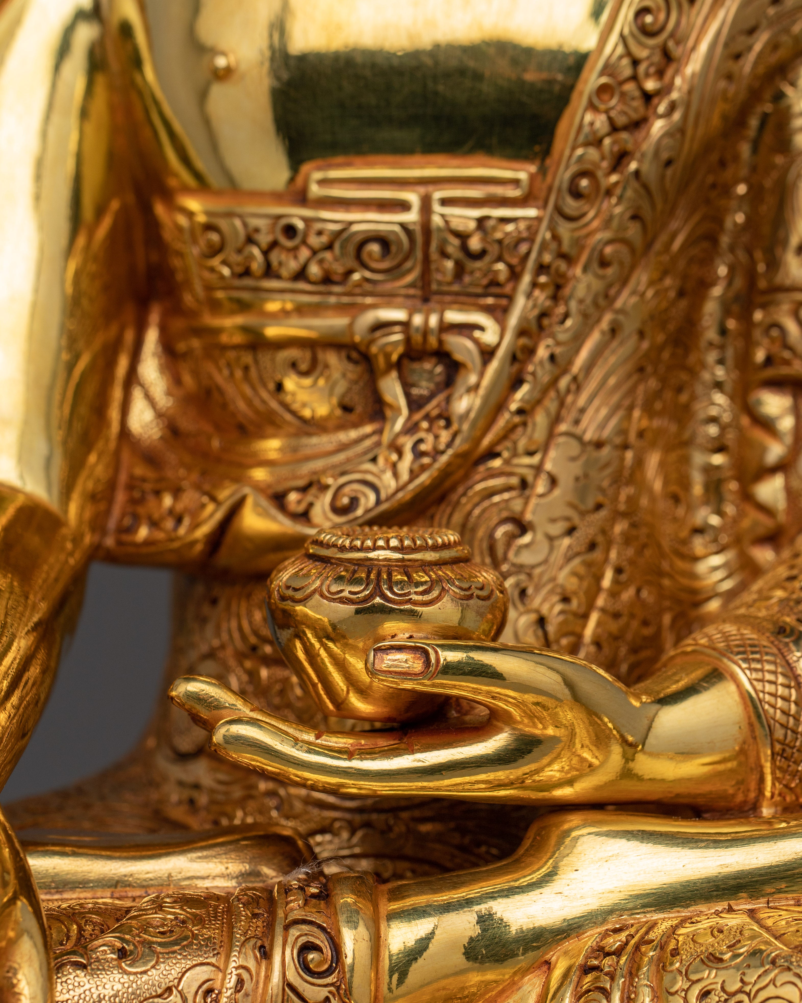 Traditionally Handcrafted Statue of Shakyamuni Buddha | Buddha of Compassion