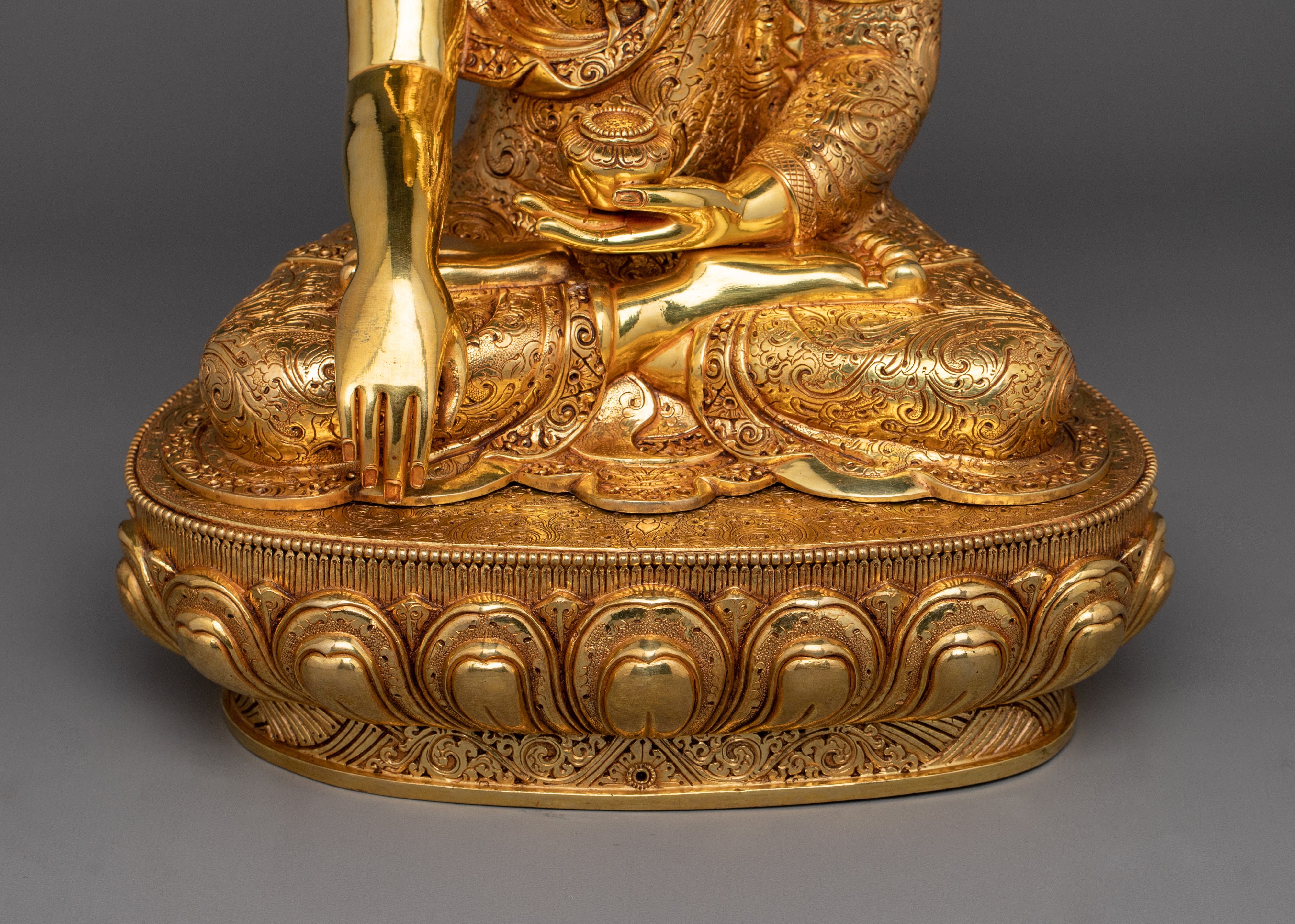 Traditionally Handcrafted Statue of Shakyamuni Buddha | Buddha of Compassion