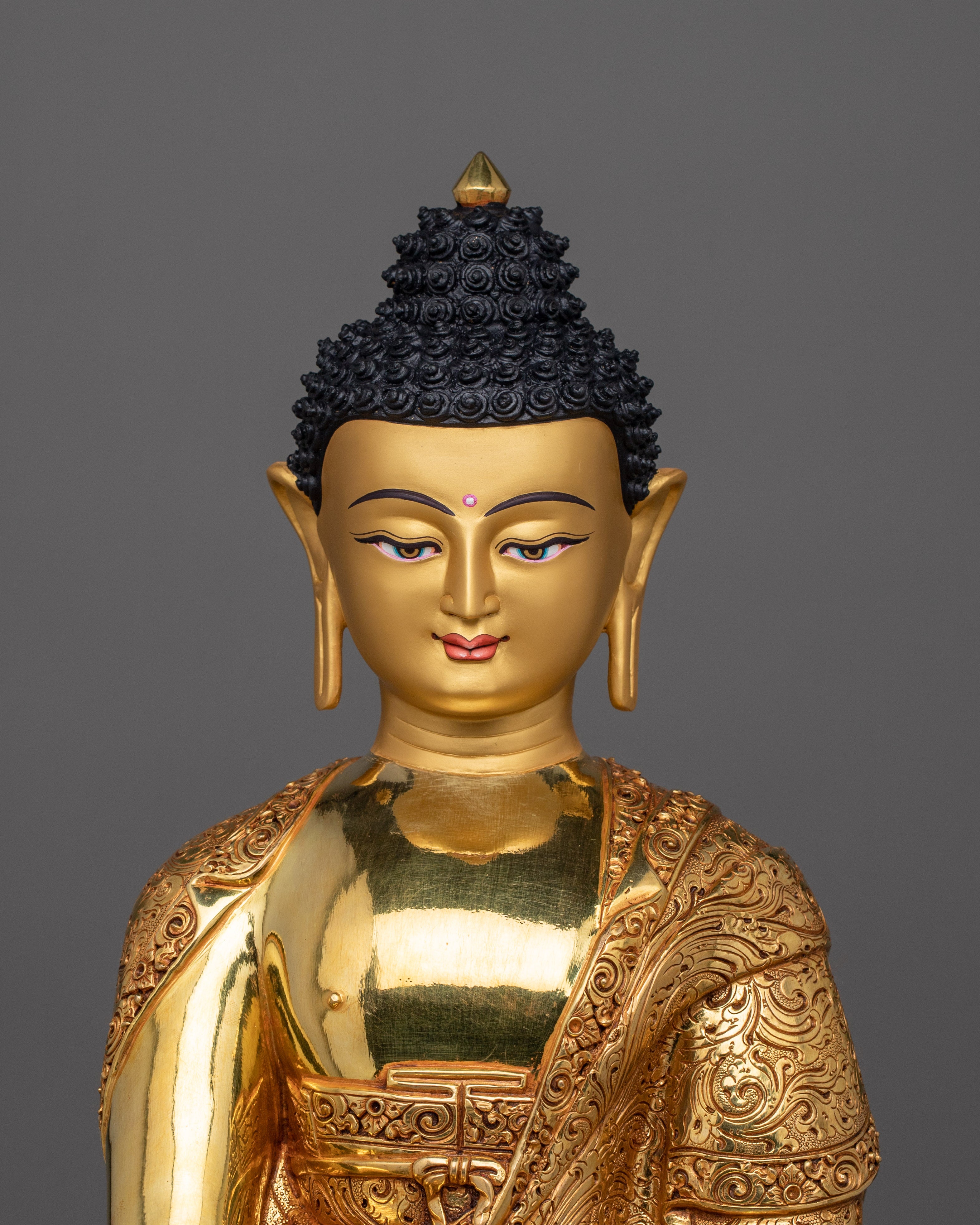 Traditionally Handcrafted Statue of Shakyamuni Buddha | Buddha of Compassion