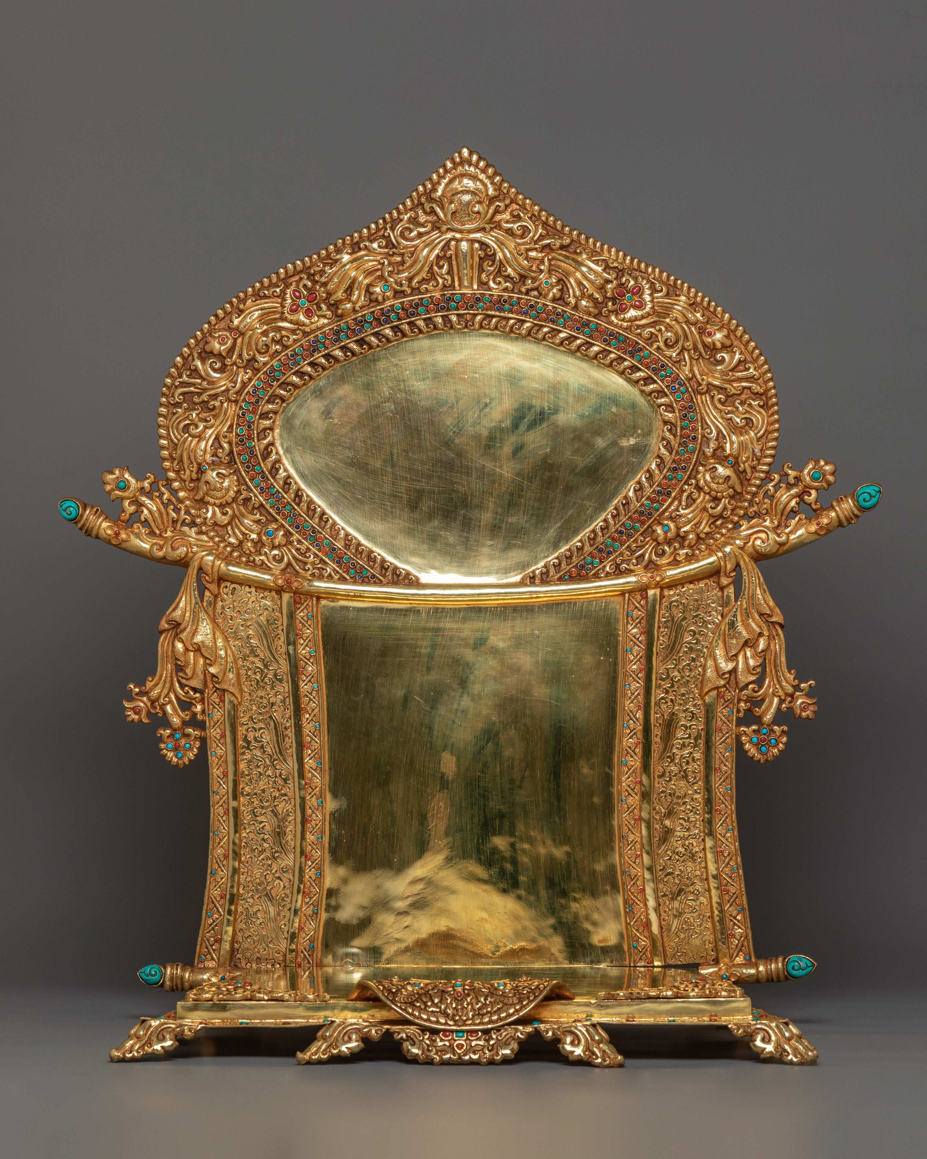 Green Tara on Throne | The Swift and Fearless One