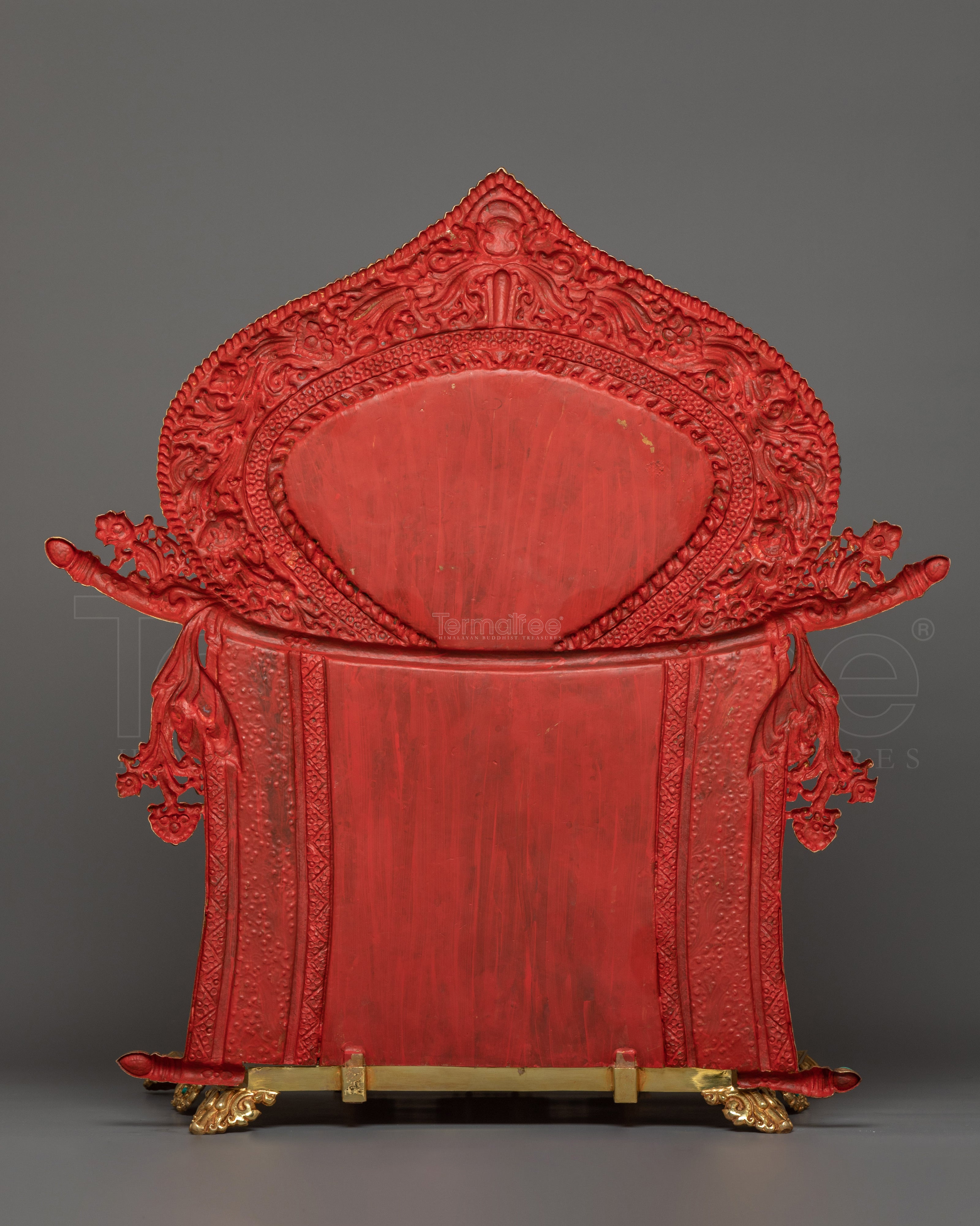 Green Tara on Throne | The Swift and Fearless One