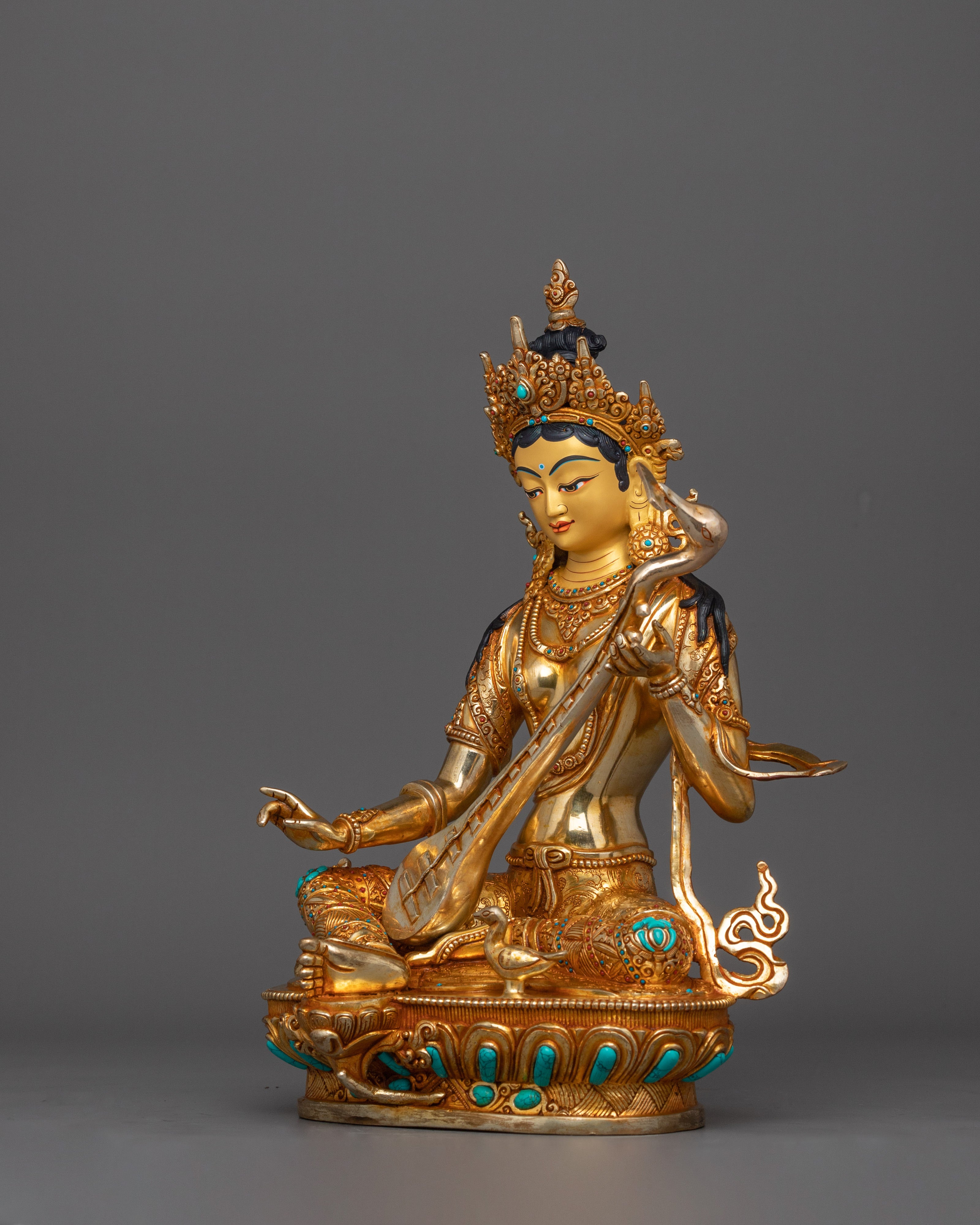 Handcrafted Religious Altar Saraswati | Goddess of Learning