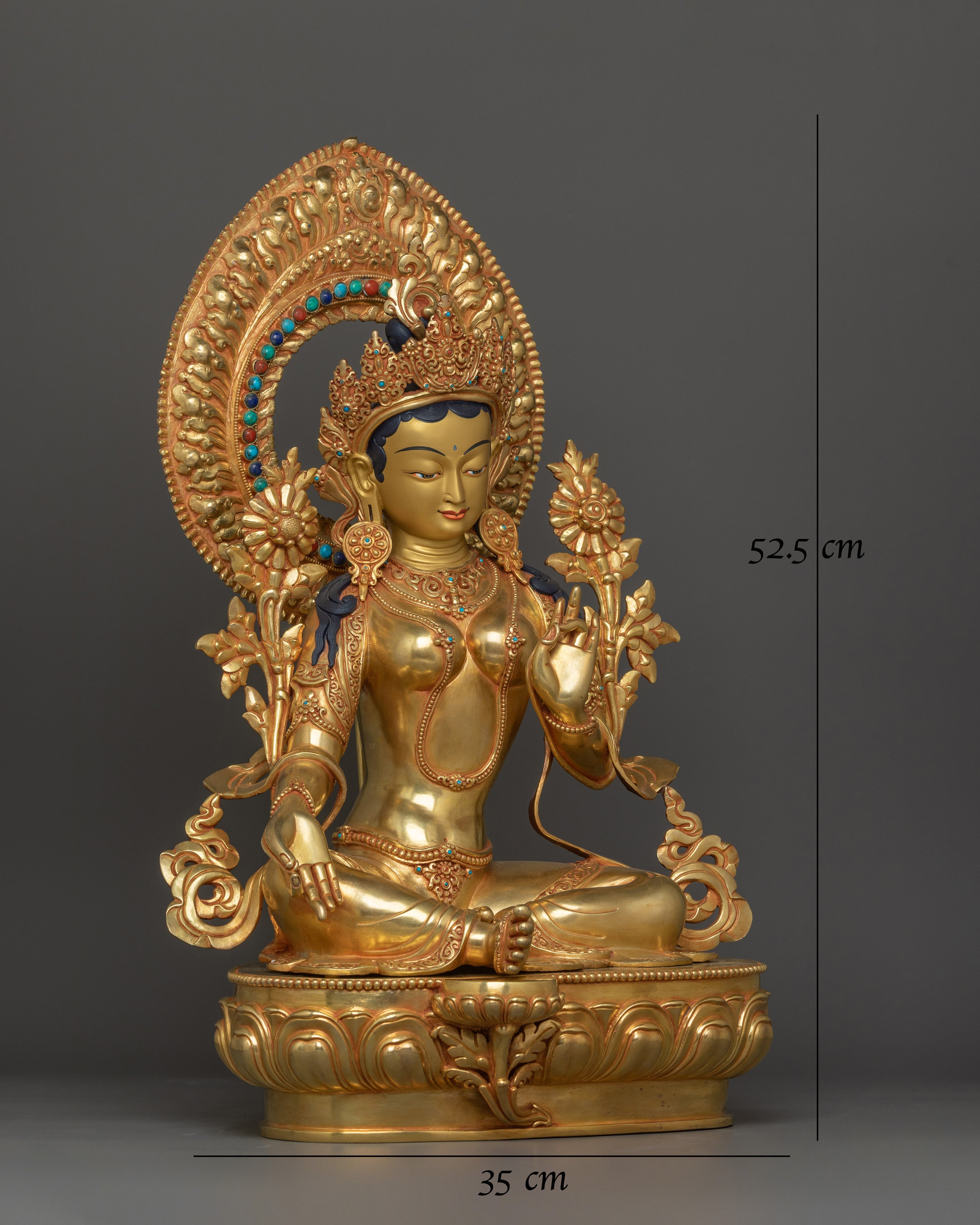 himalayan-handcrafted-statue-of-green-tara