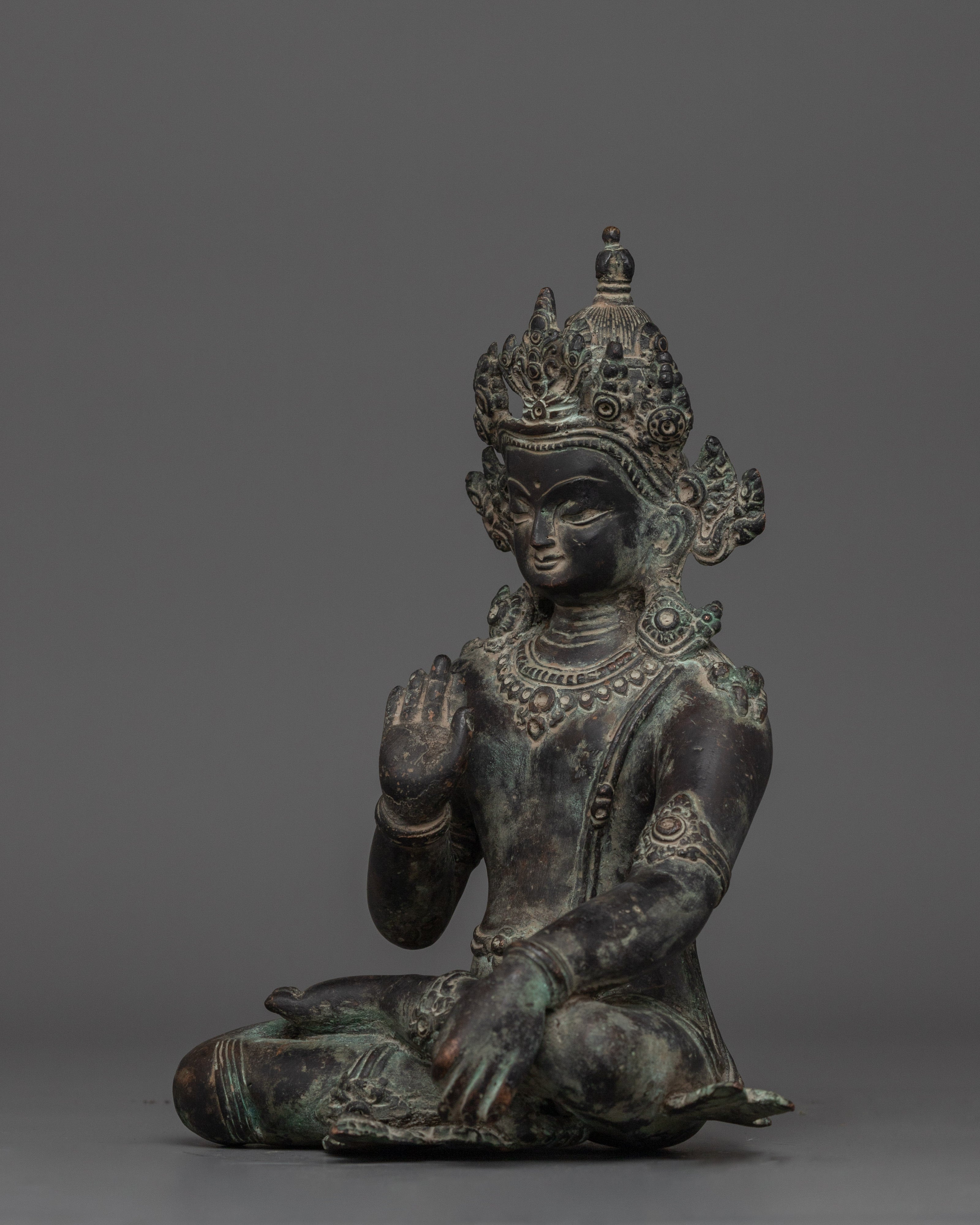 Himalayan Figurine of Amogasiddhi | Buddha of Unfailing Success and Wisdom