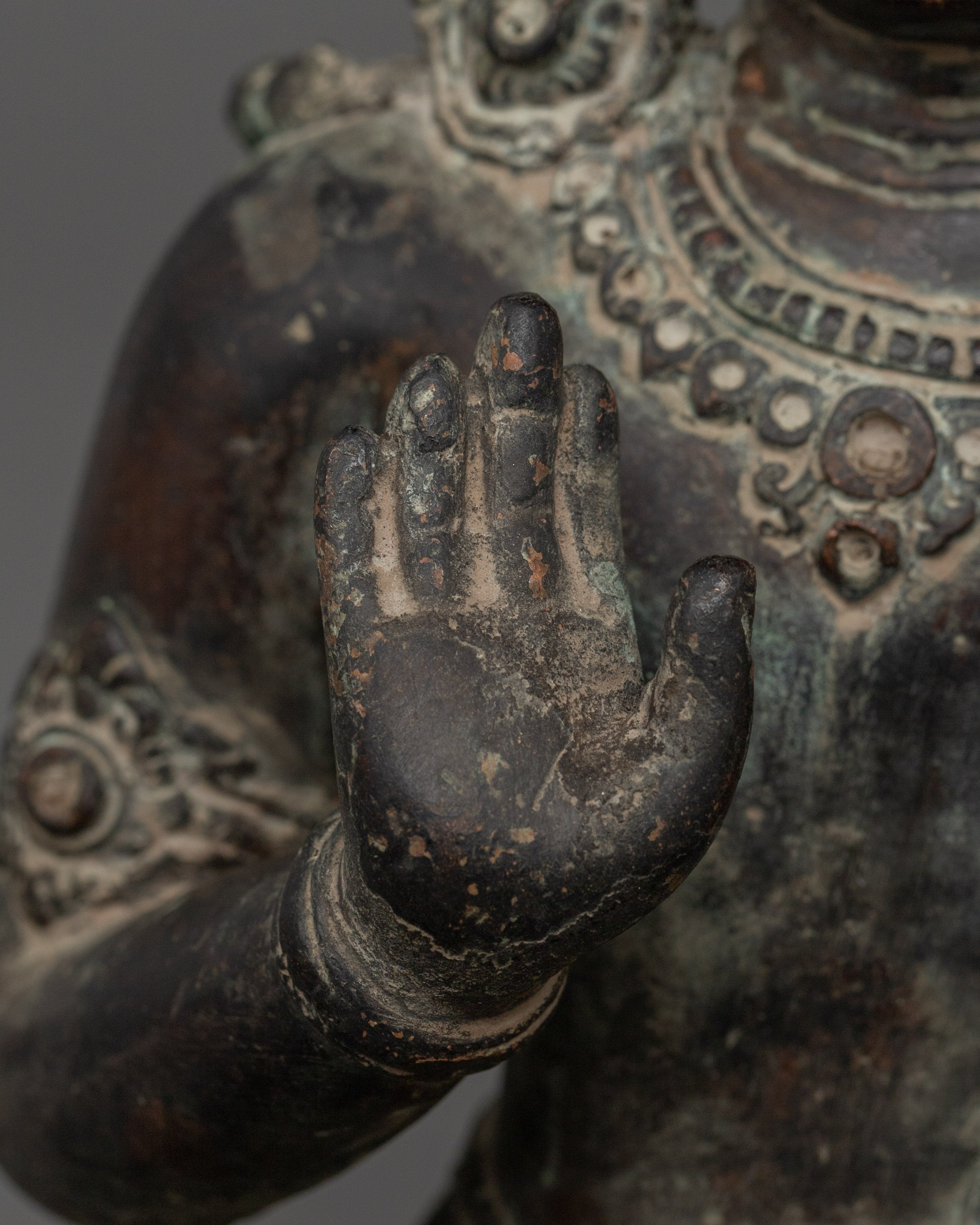 Himalayan Figurine of Amogasiddhi | Buddha of Unfailing Success and Wisdom