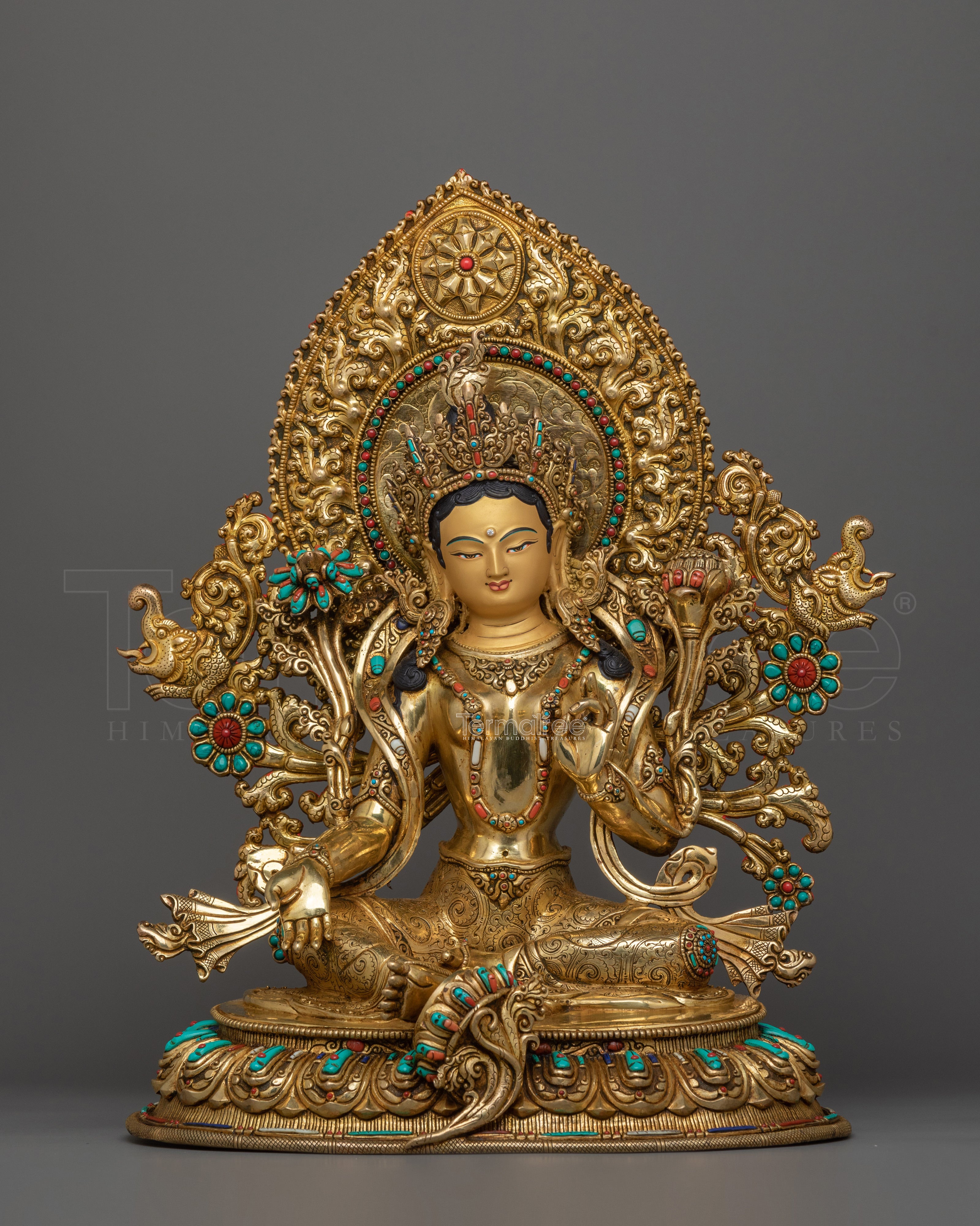 Himalayan Buddhist Art of Green Tara | Holy Tara