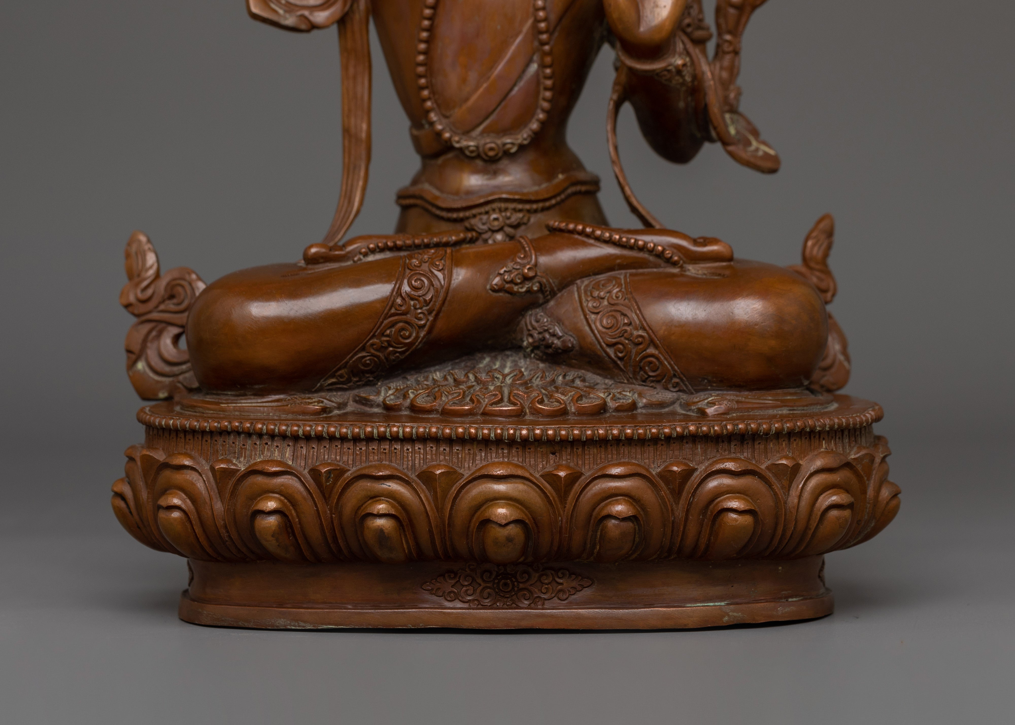 Handcrafted Sword Holder Manjushri | The Bodhisattva of Wisdom