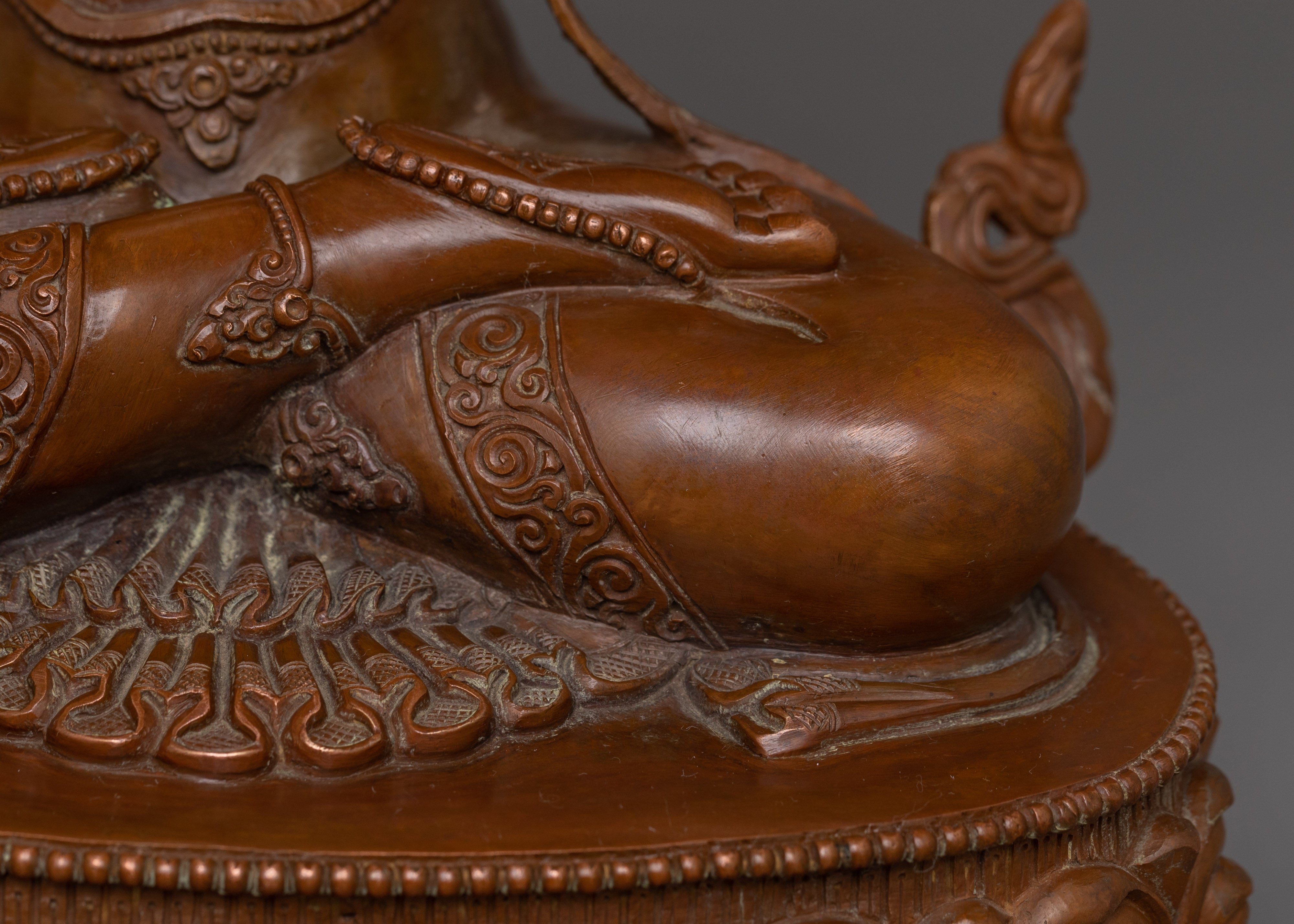Handcrafted Sword Holder Manjushri | The Bodhisattva of Wisdom