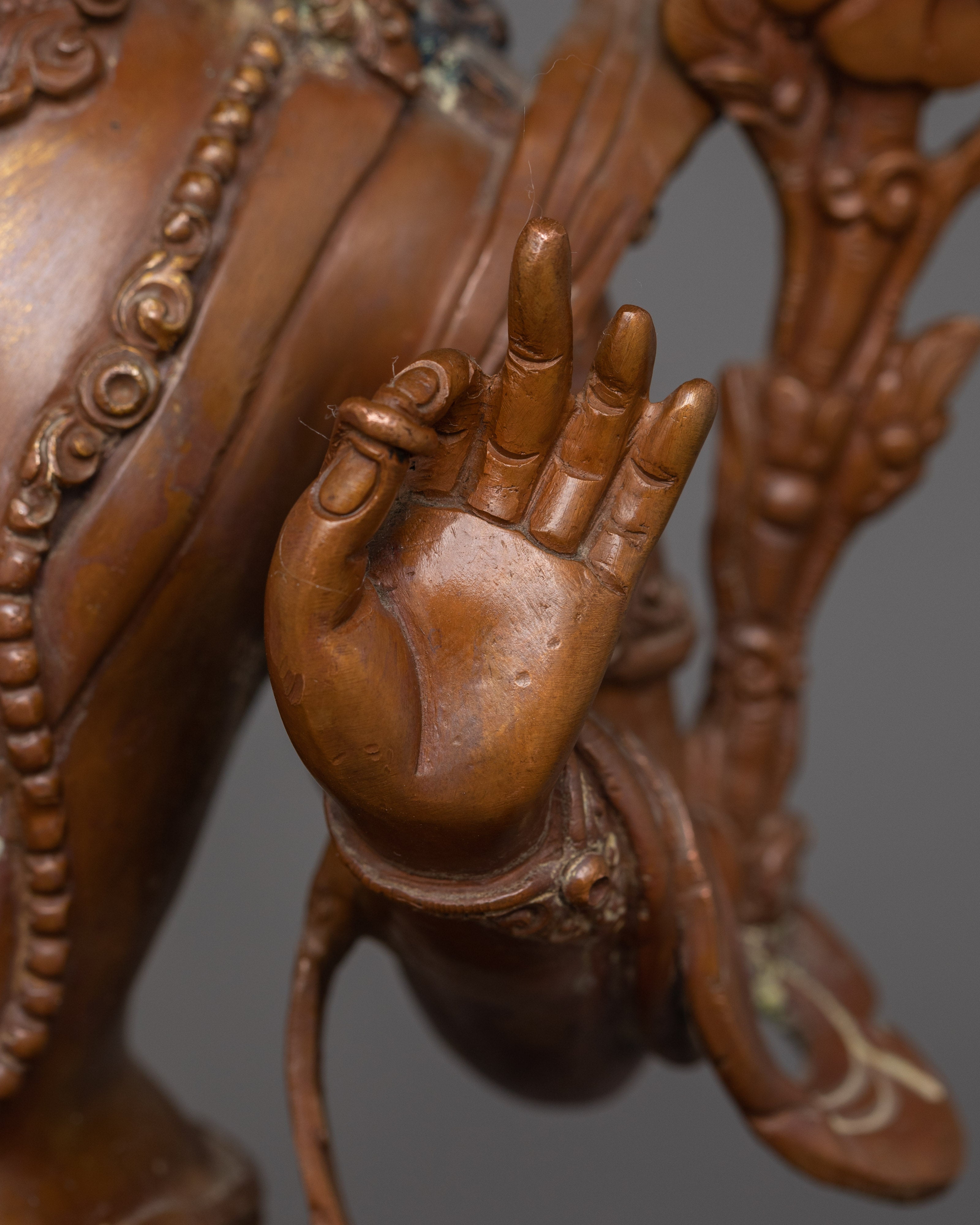 Handcrafted Sword Holder Manjushri | The Bodhisattva of Wisdom