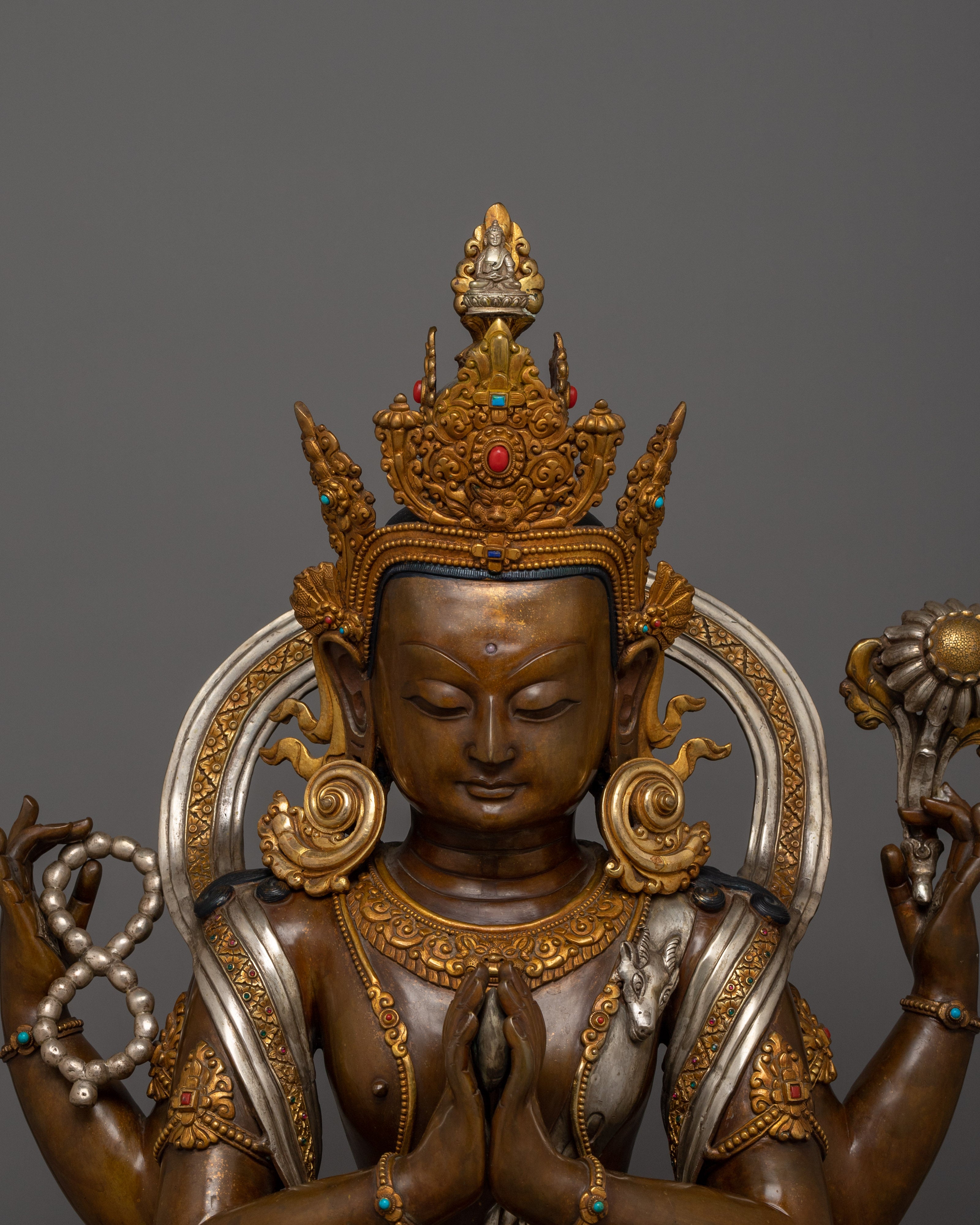 Chenrezig Deity of Compassion | Handcrafted Art for Peace and Compassion