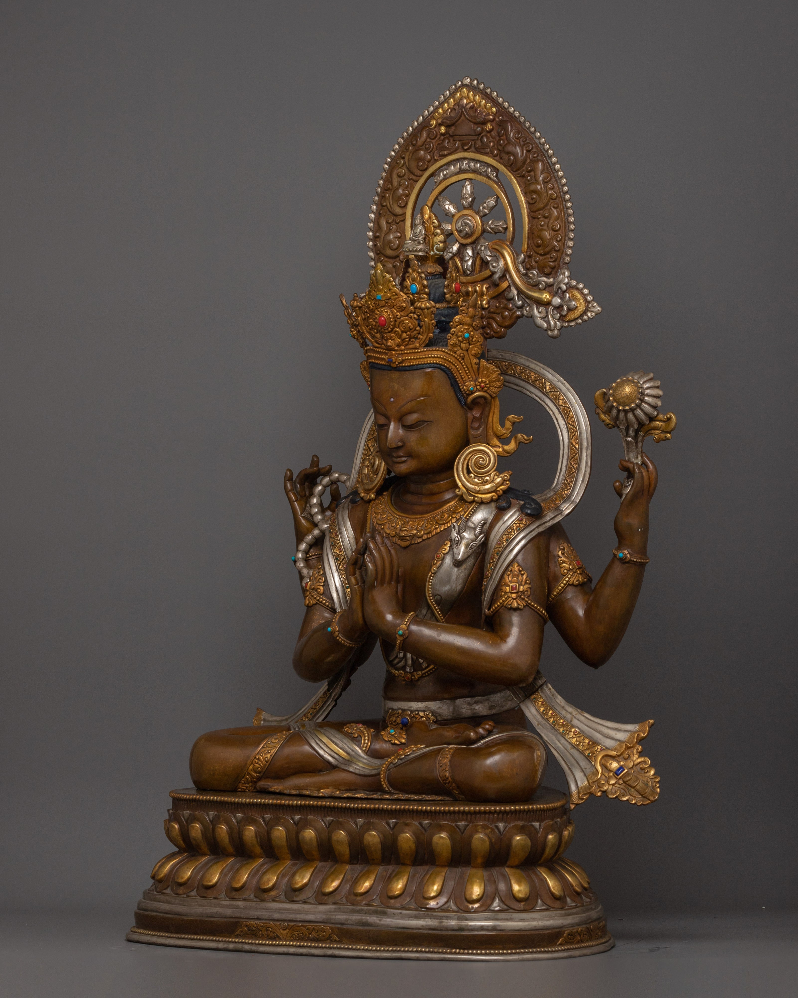 Chenrezig Deity of Compassion | Handcrafted Art for Peace and Compassion