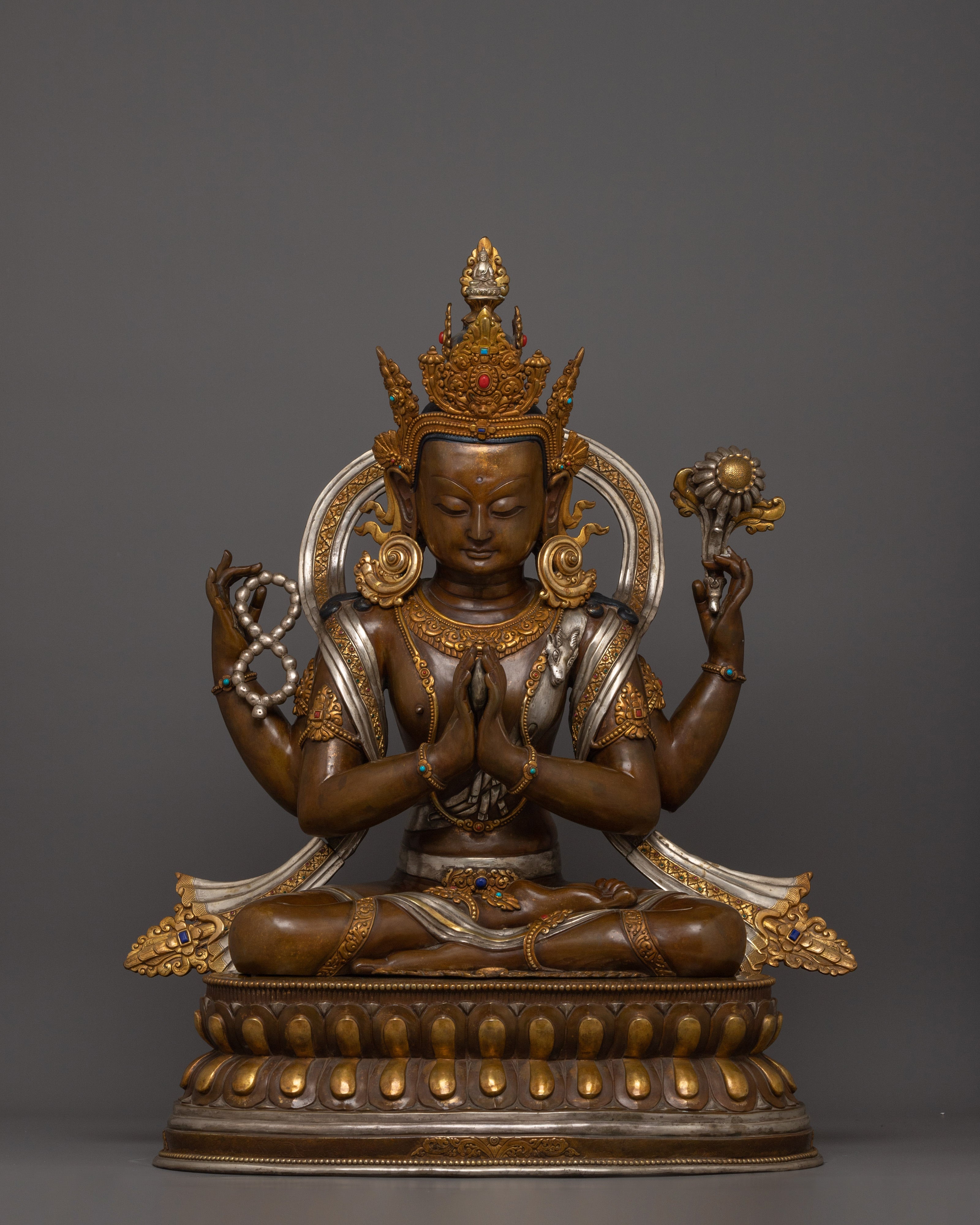 Chenrezig Deity of Compassion | Handcrafted Art for Peace and Compassion