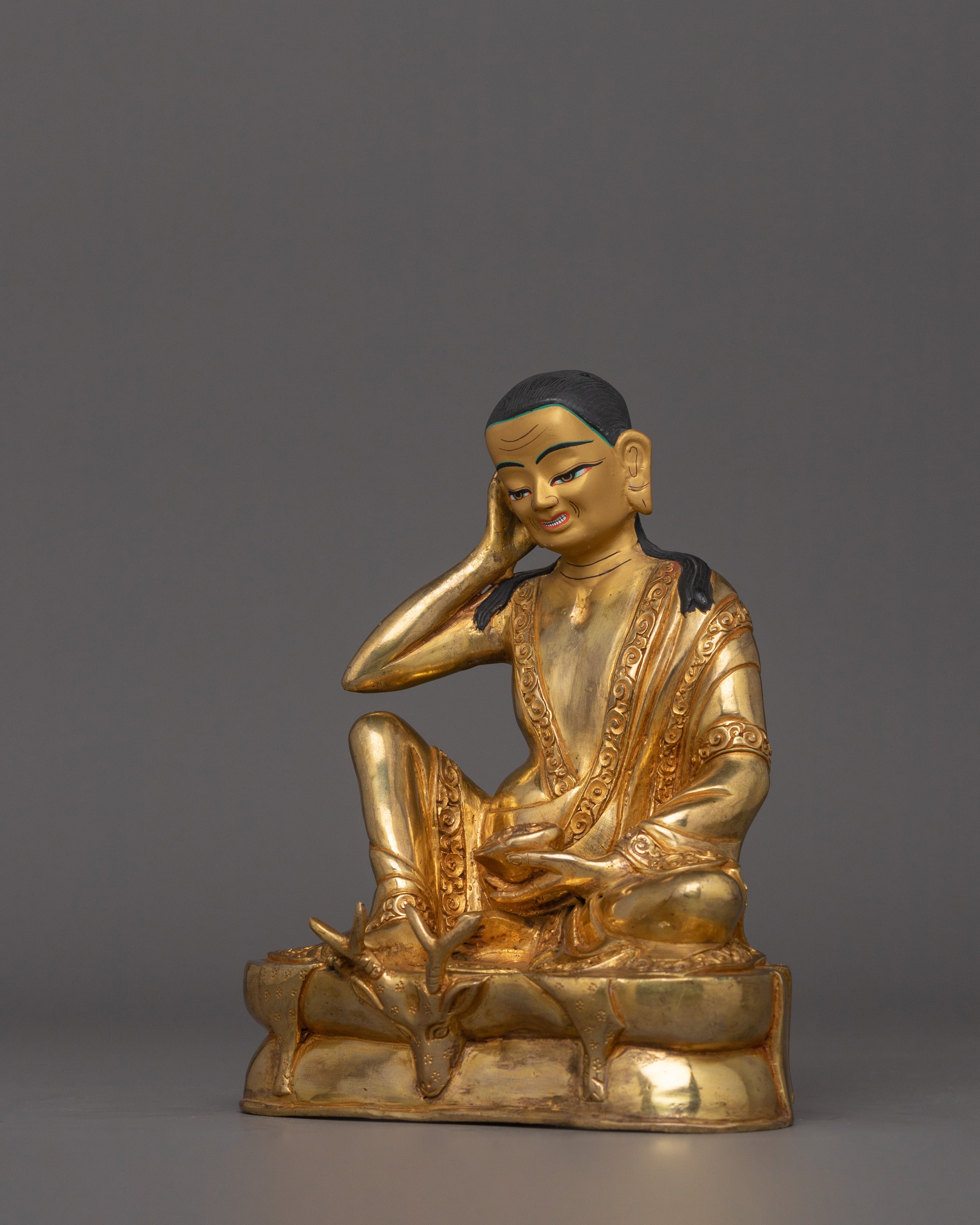 Traditional figurine of Milarepa | The Enlightened Yogi of Tibet