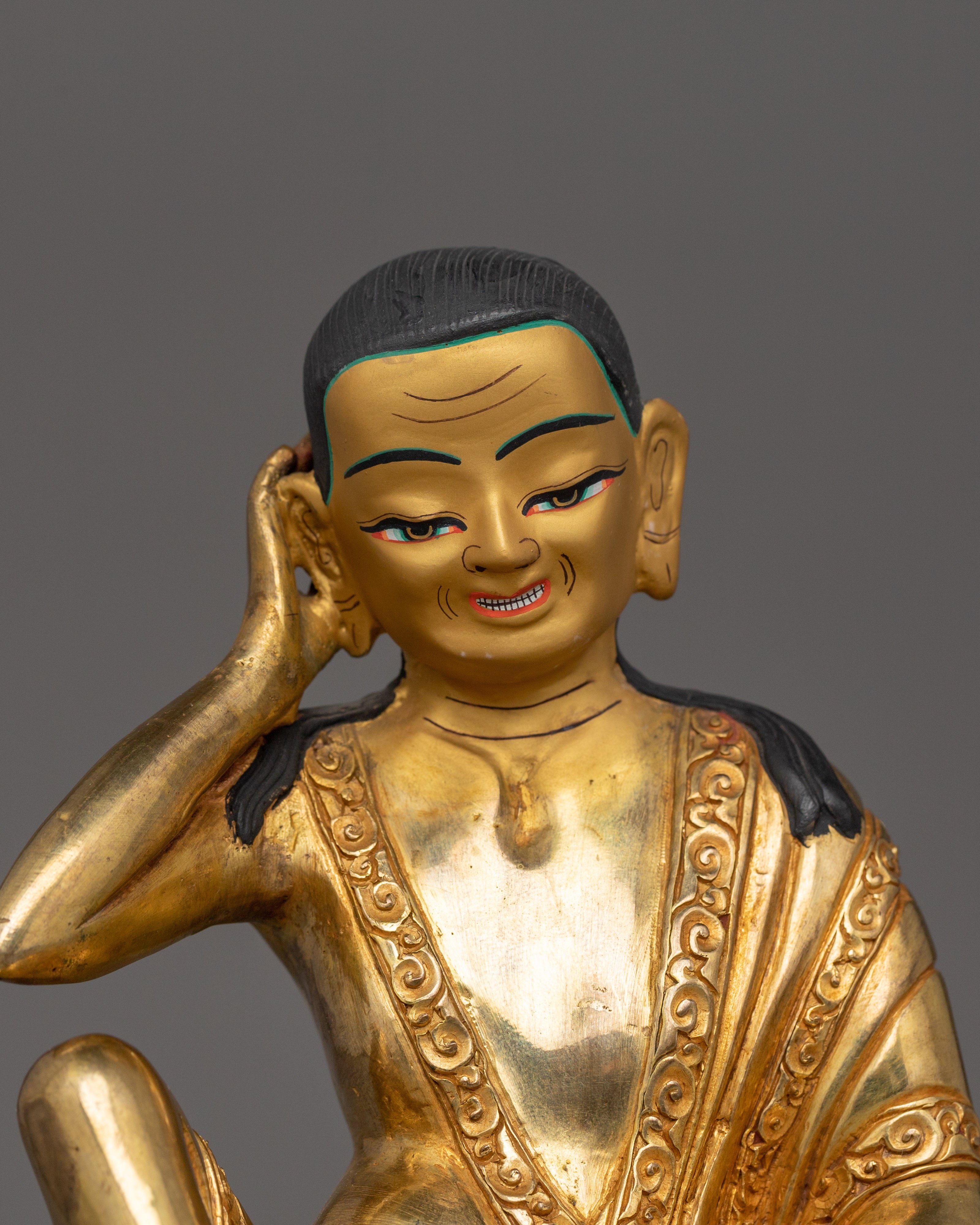 Traditional figurine of Milarepa | The Enlightened Yogi of Tibet