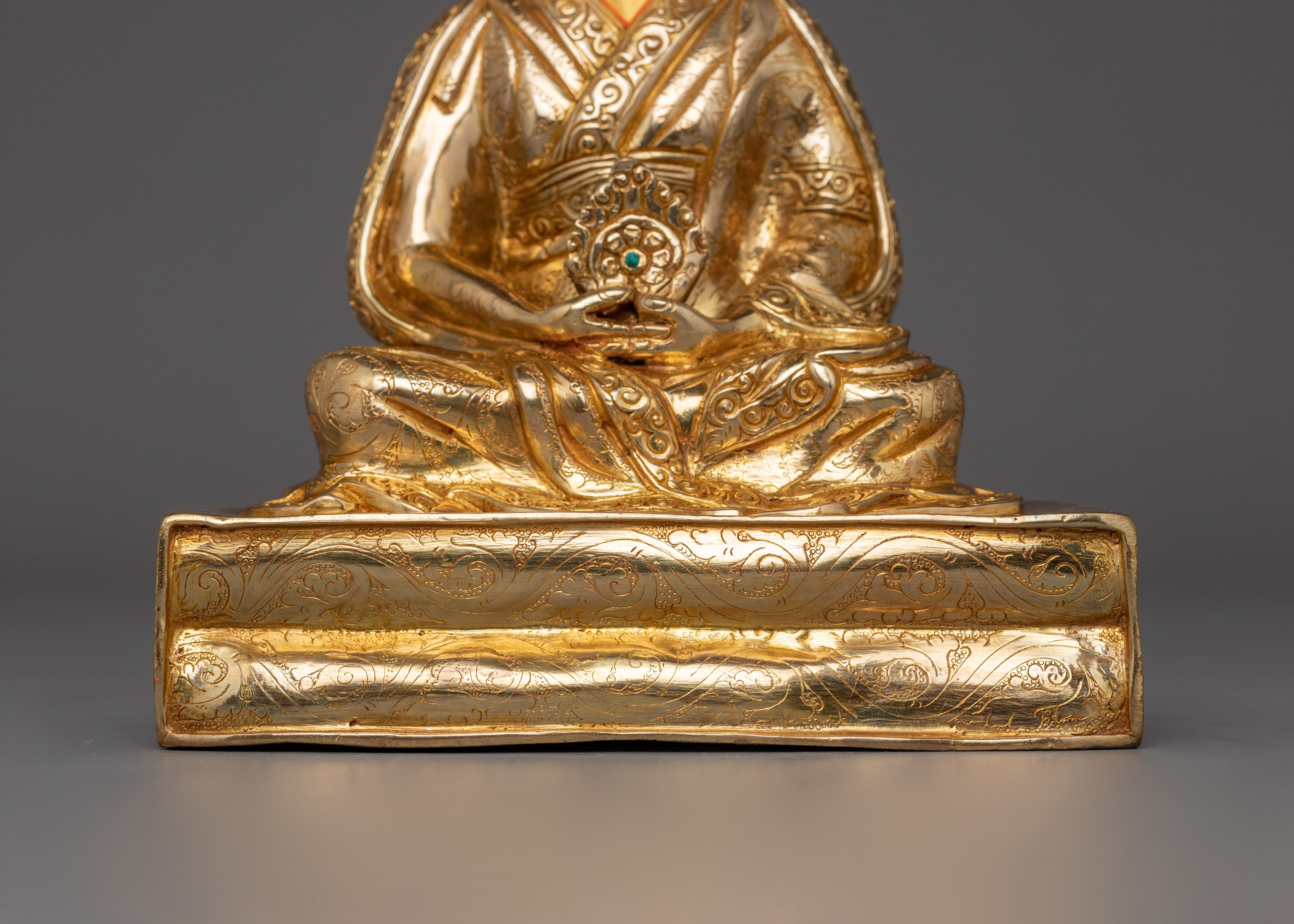Himalayan figurine of Gampopa | The Jewel of the Kagyu Lineage