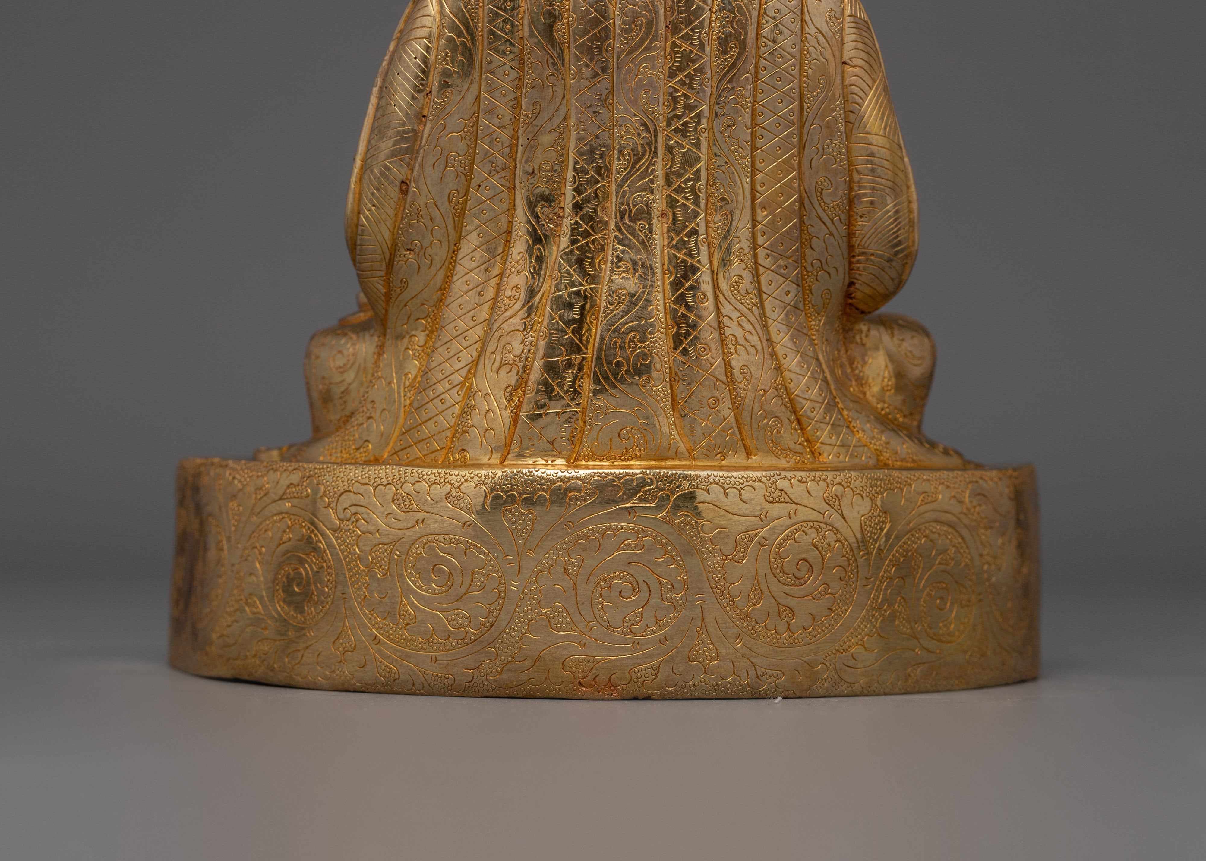 Himalayan figurine of Gampopa | The Jewel of the Kagyu Lineage