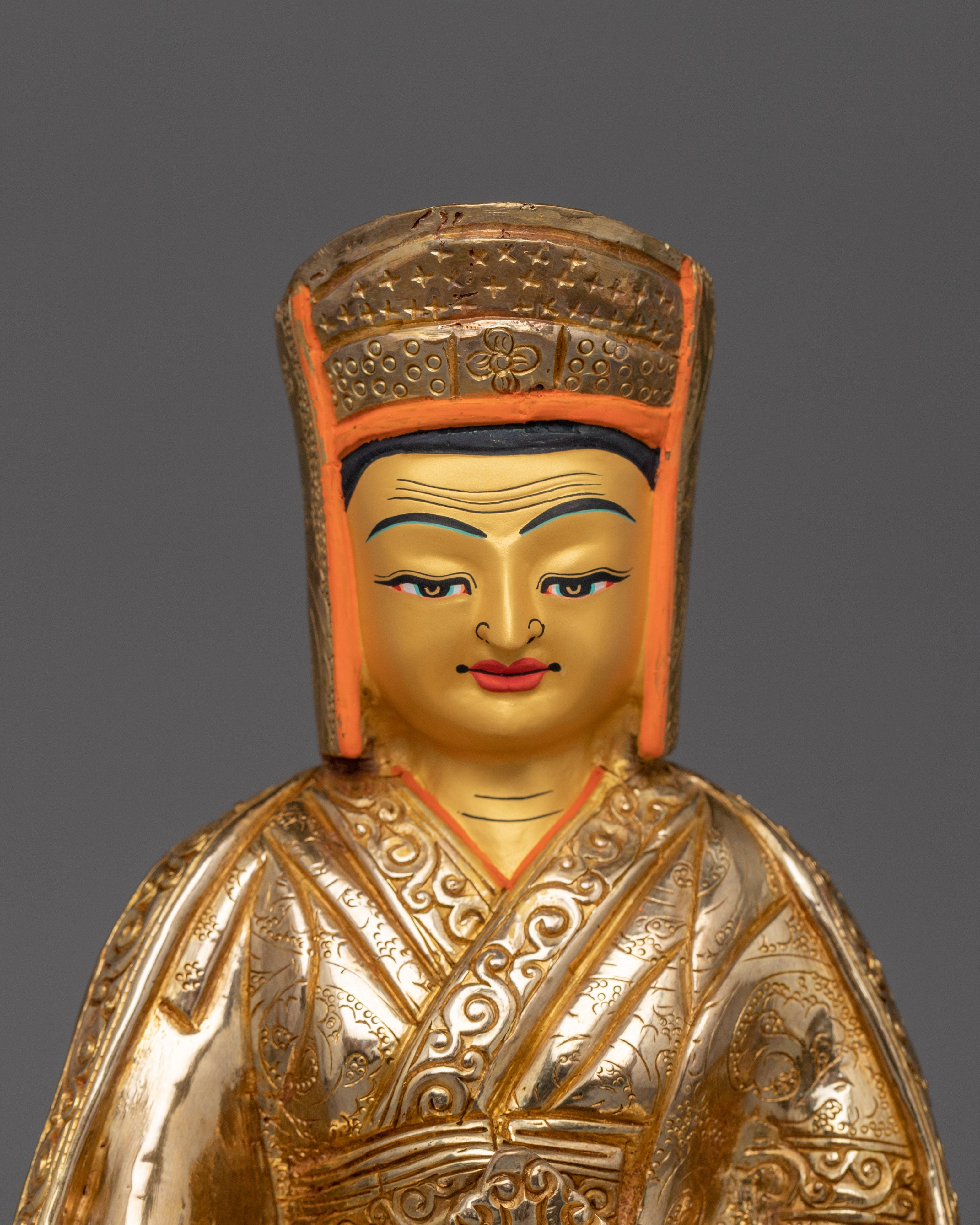 Himalayan figurine of Gampopa | The Jewel of the Kagyu Lineage