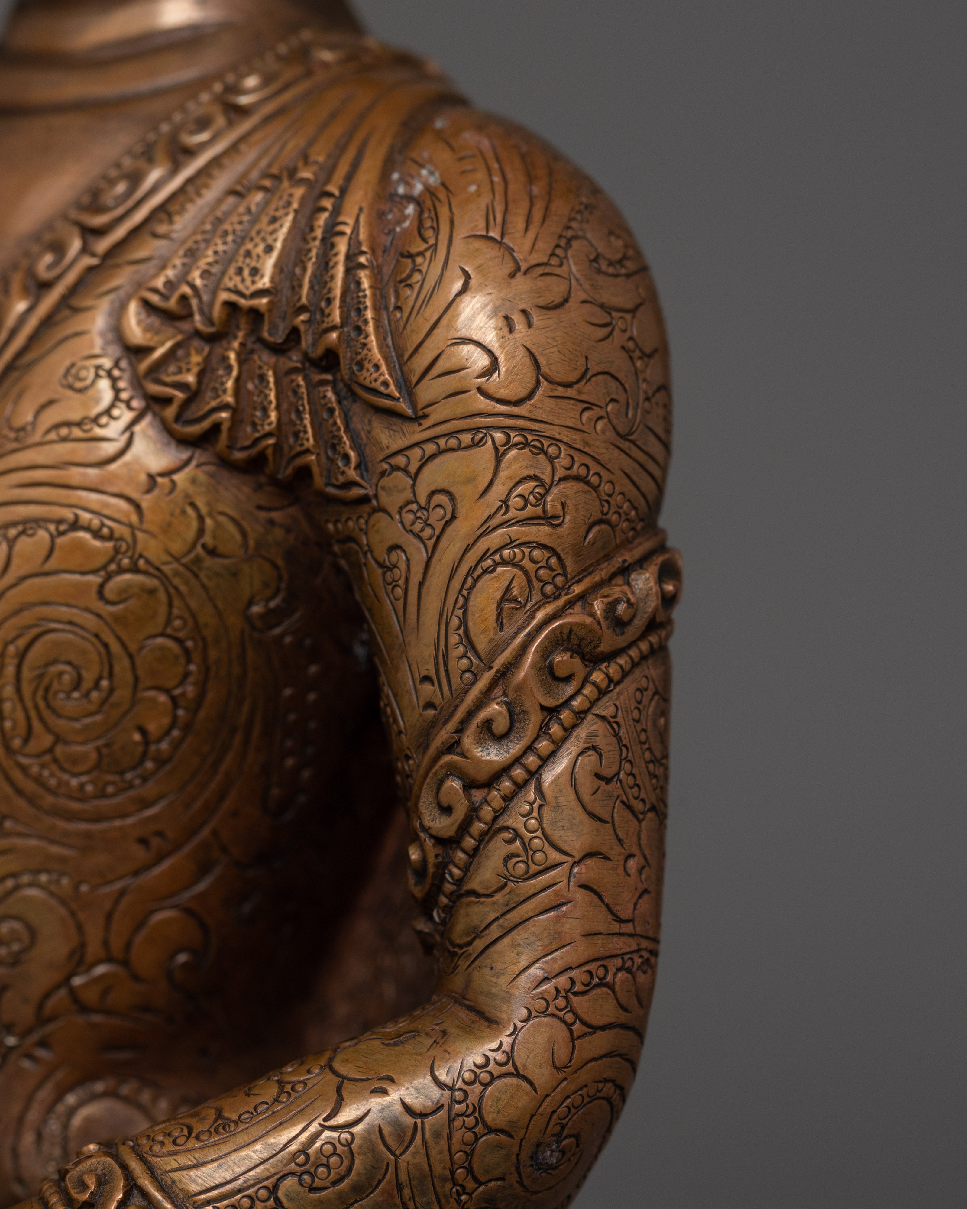 Traditional Handmade Sculpture of Shakyamuni | The Enlightened One