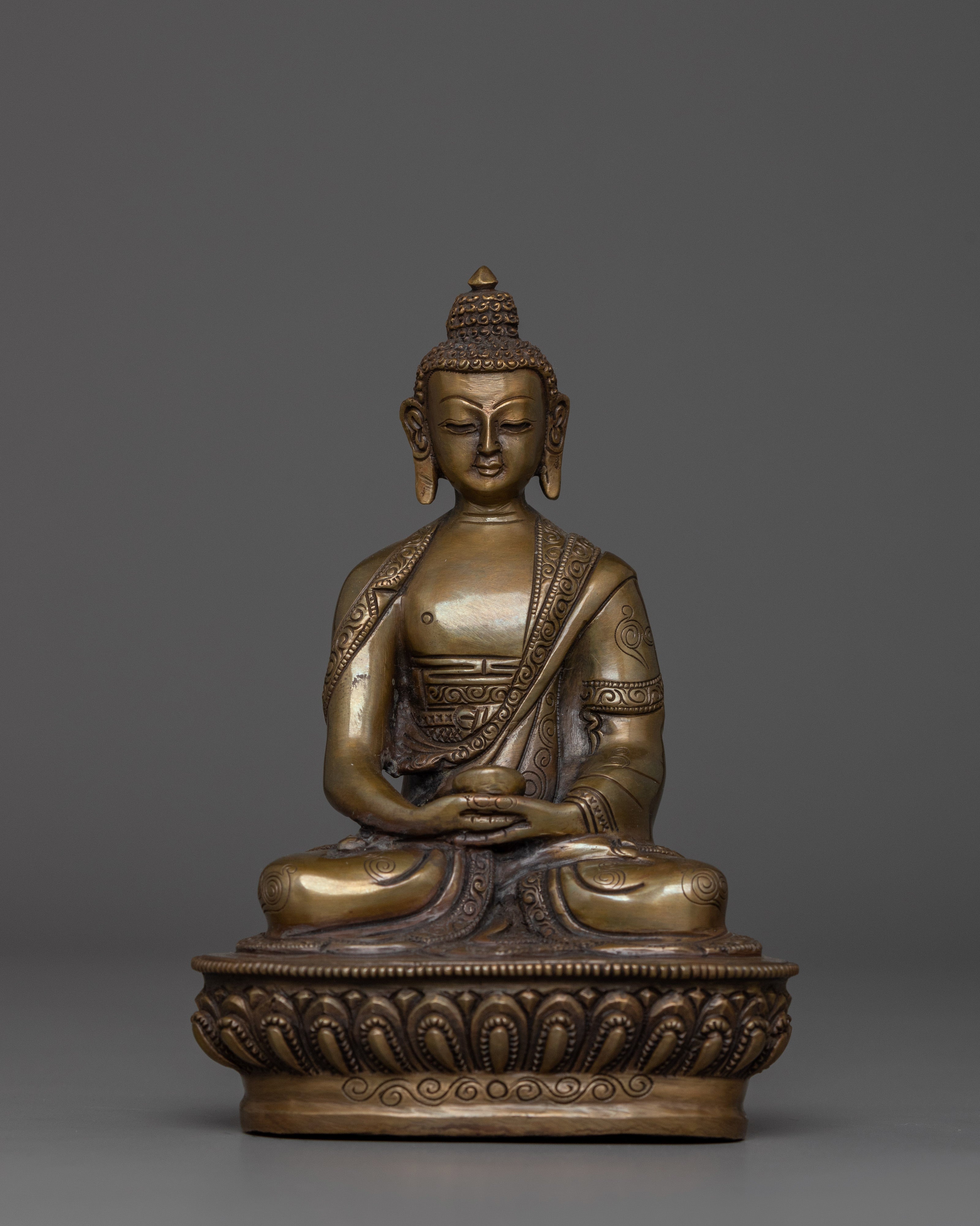 Himalayan Sculpture of Three Buddha Set | The Triple Gem