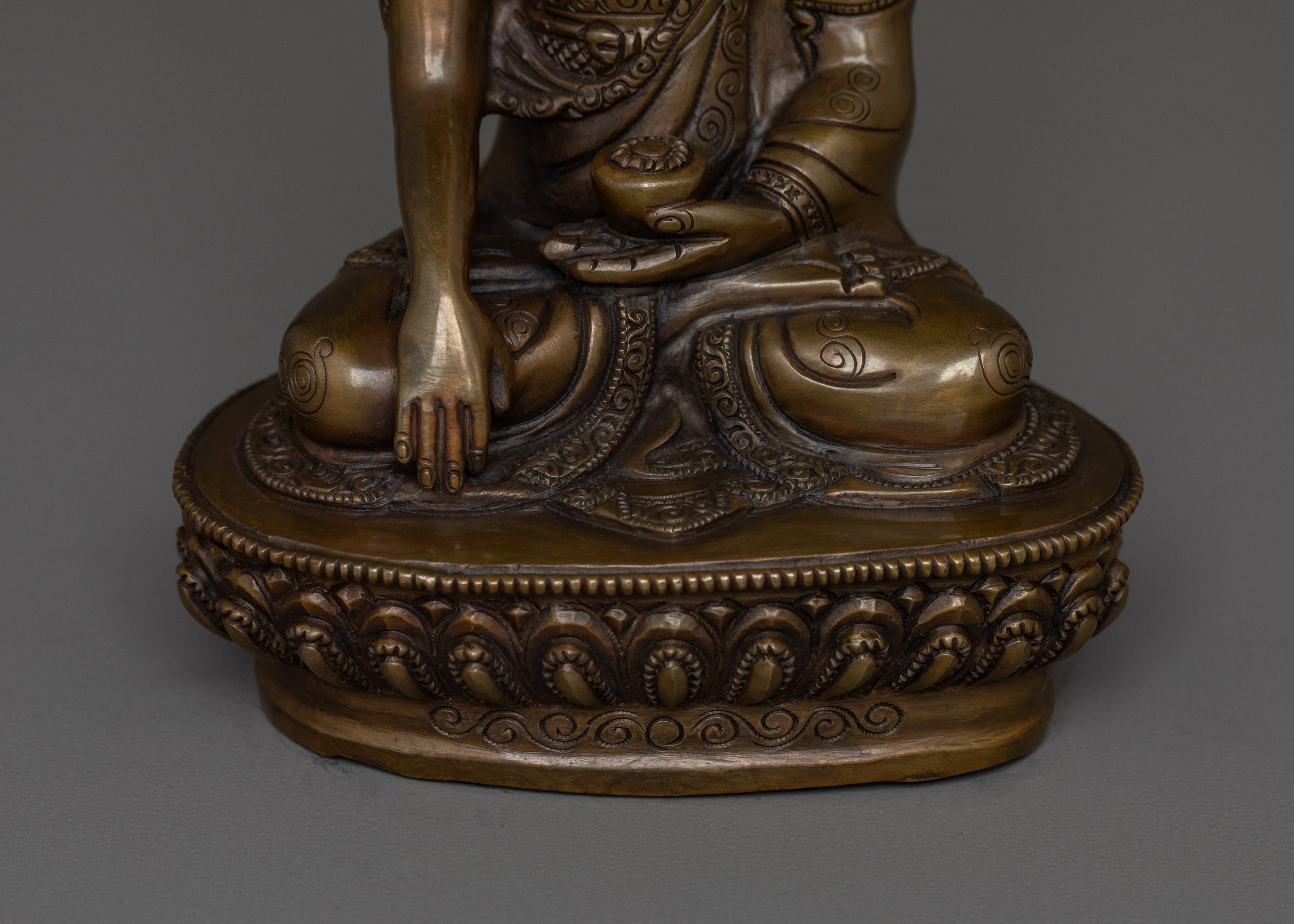 Himalayan Sculpture of Three Buddha Set | The Triple Gem