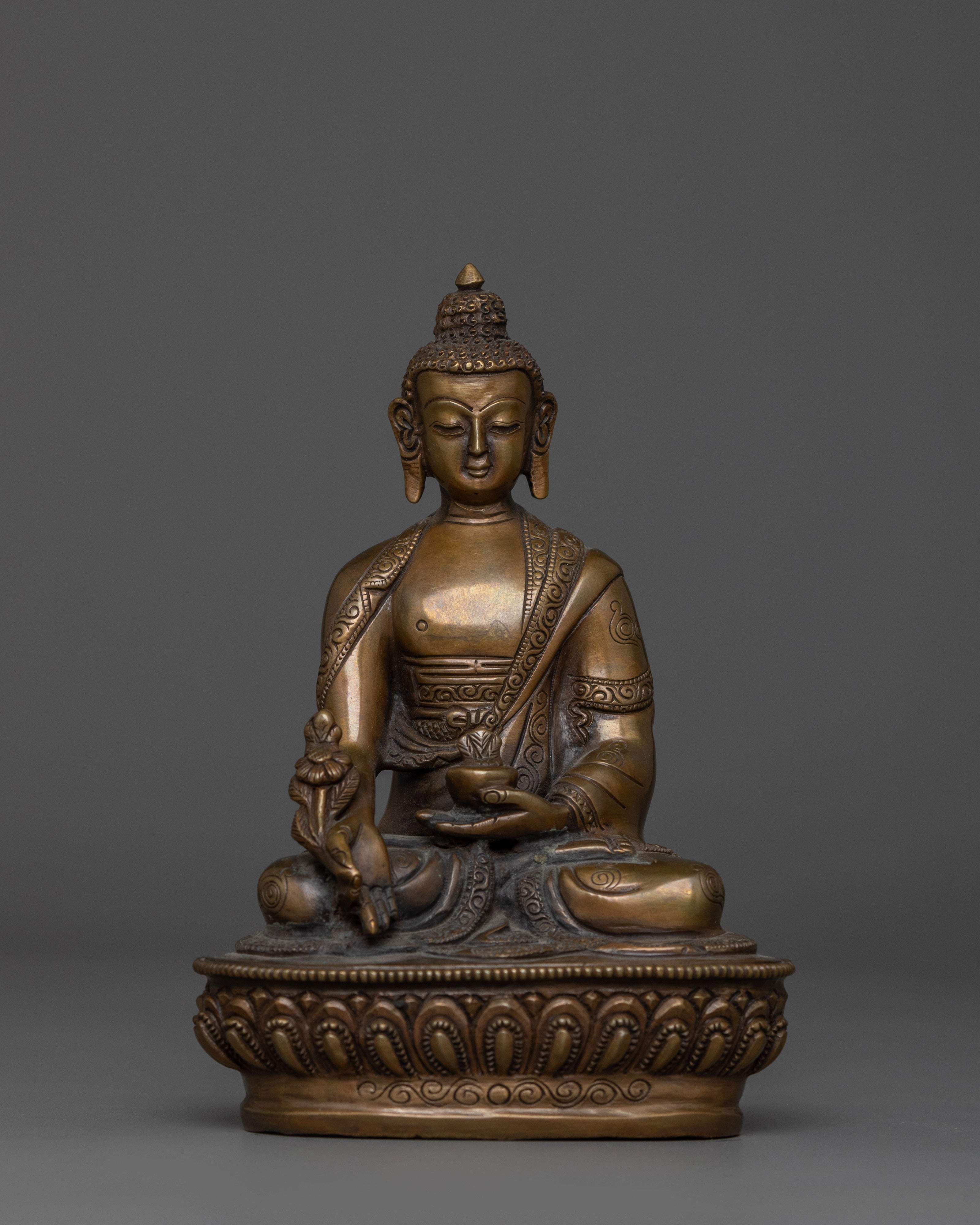 Himalayan Sculpture of Three Buddha Set | The Triple Gem