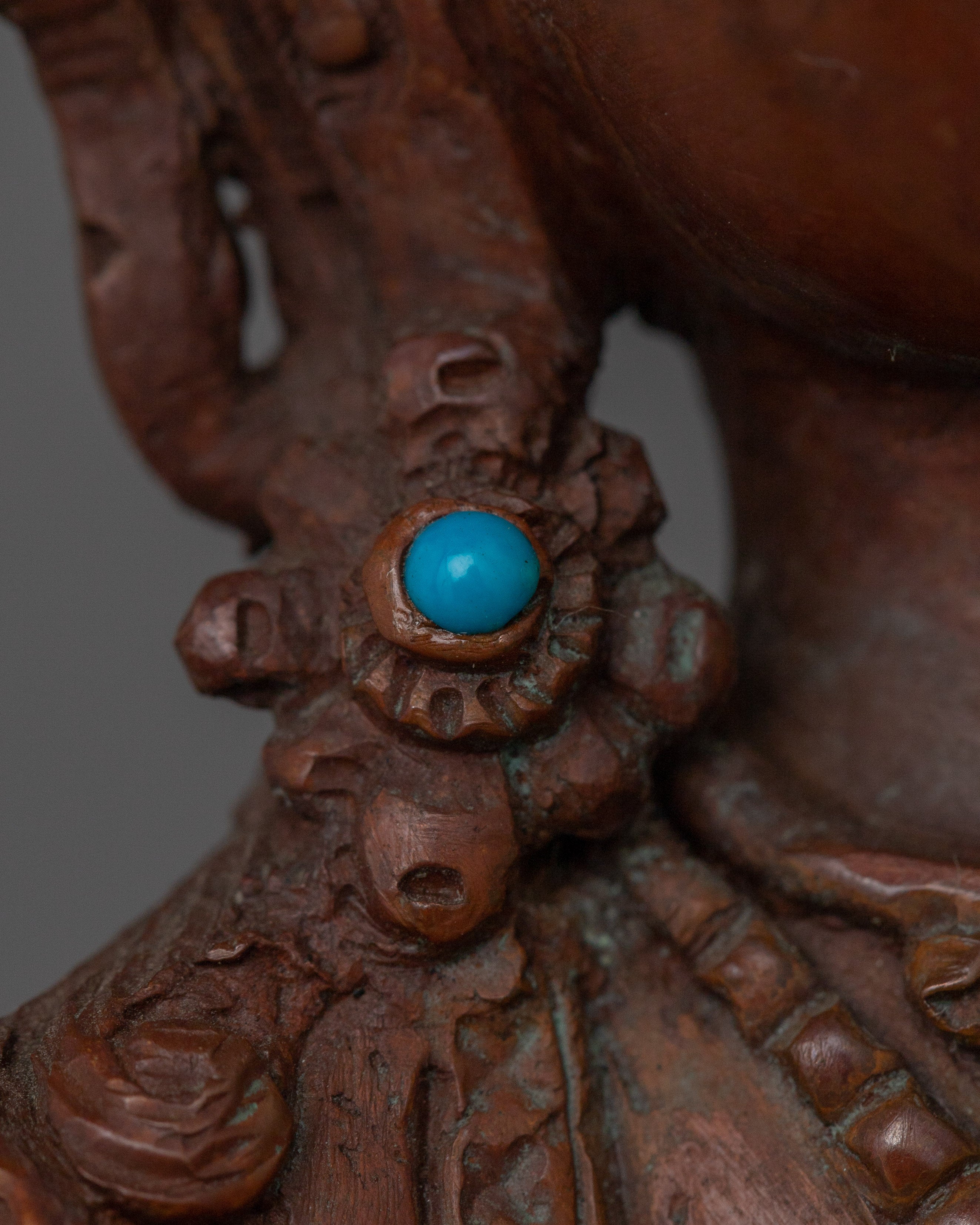 Divine Wisdom God Manjushri | Oxidized Sculpture