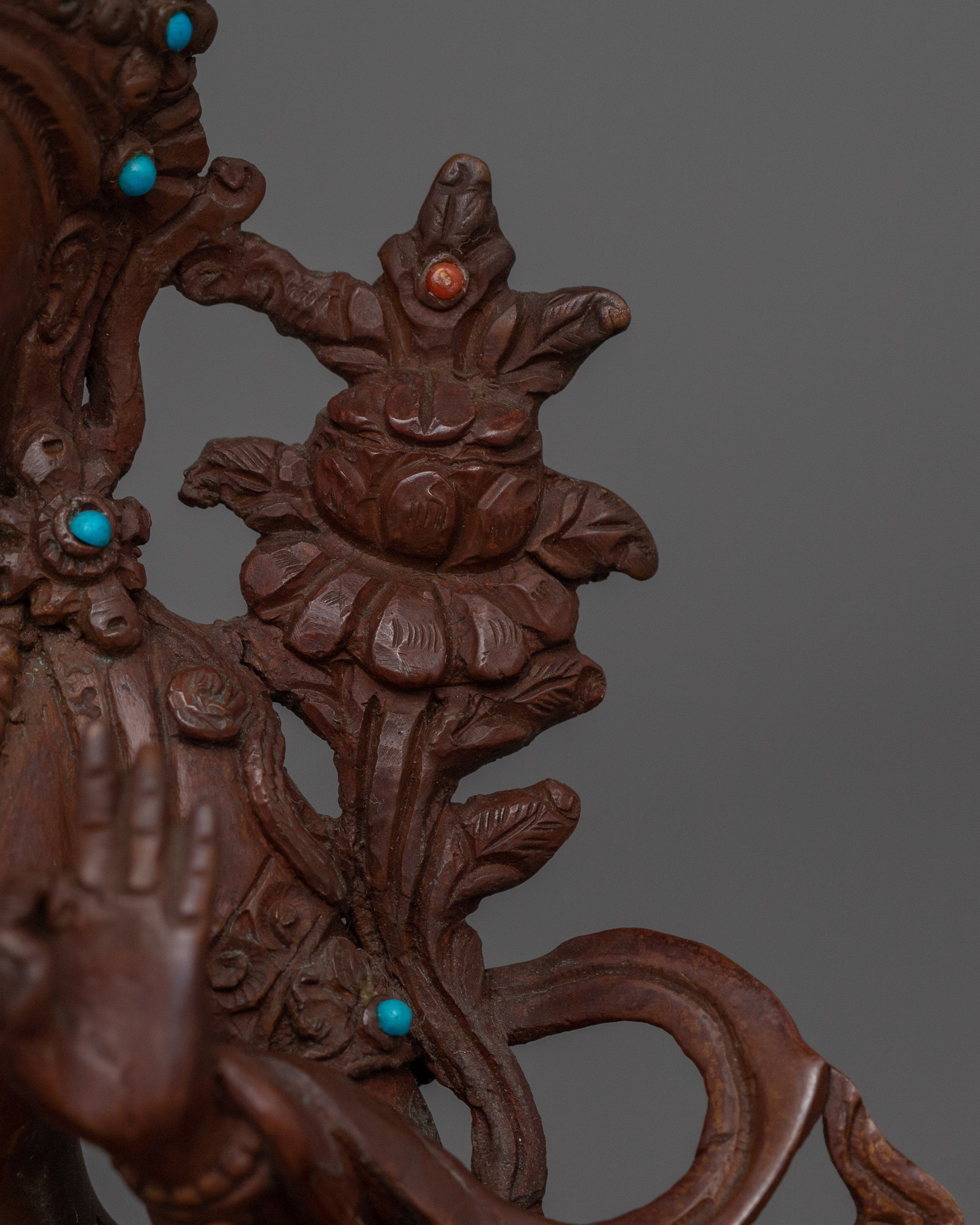 Divine Wisdom God Manjushri | Oxidized Sculpture