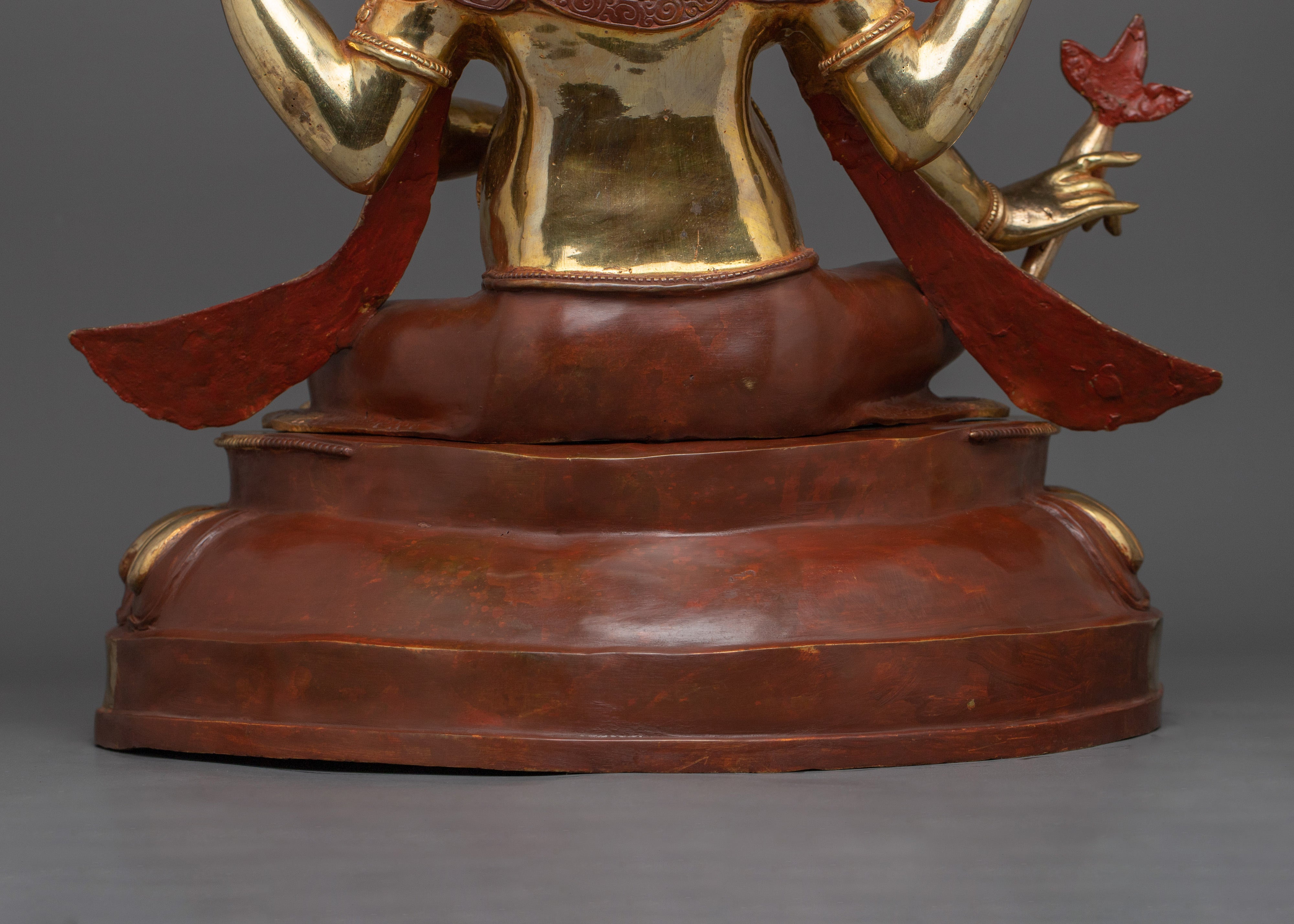 Prosperity and Wisdom Deity Ganesh | 24K Gold Gilded Sculpture