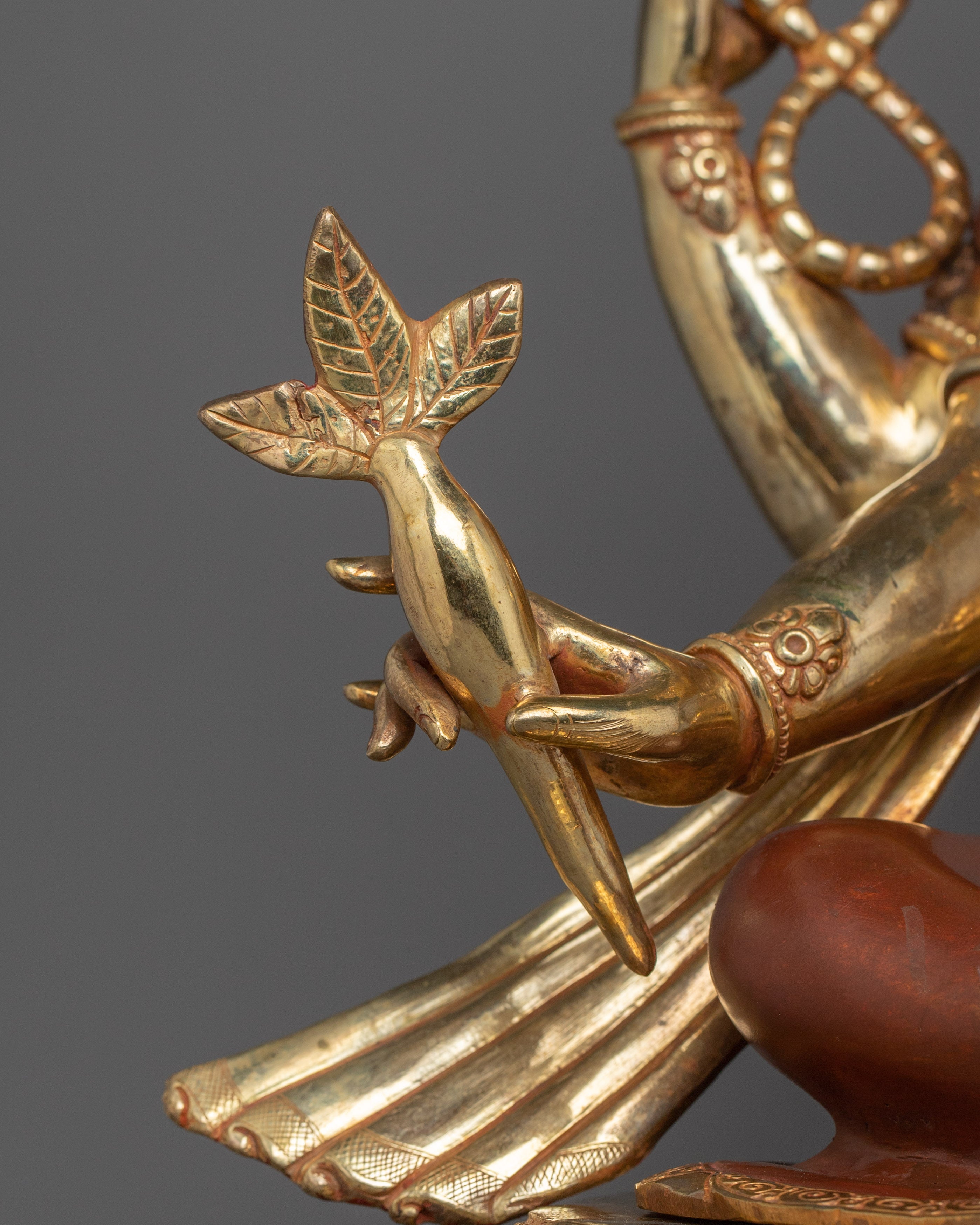 Prosperity and Wisdom Deity Ganesh | 24K Gold Gilded Sculpture