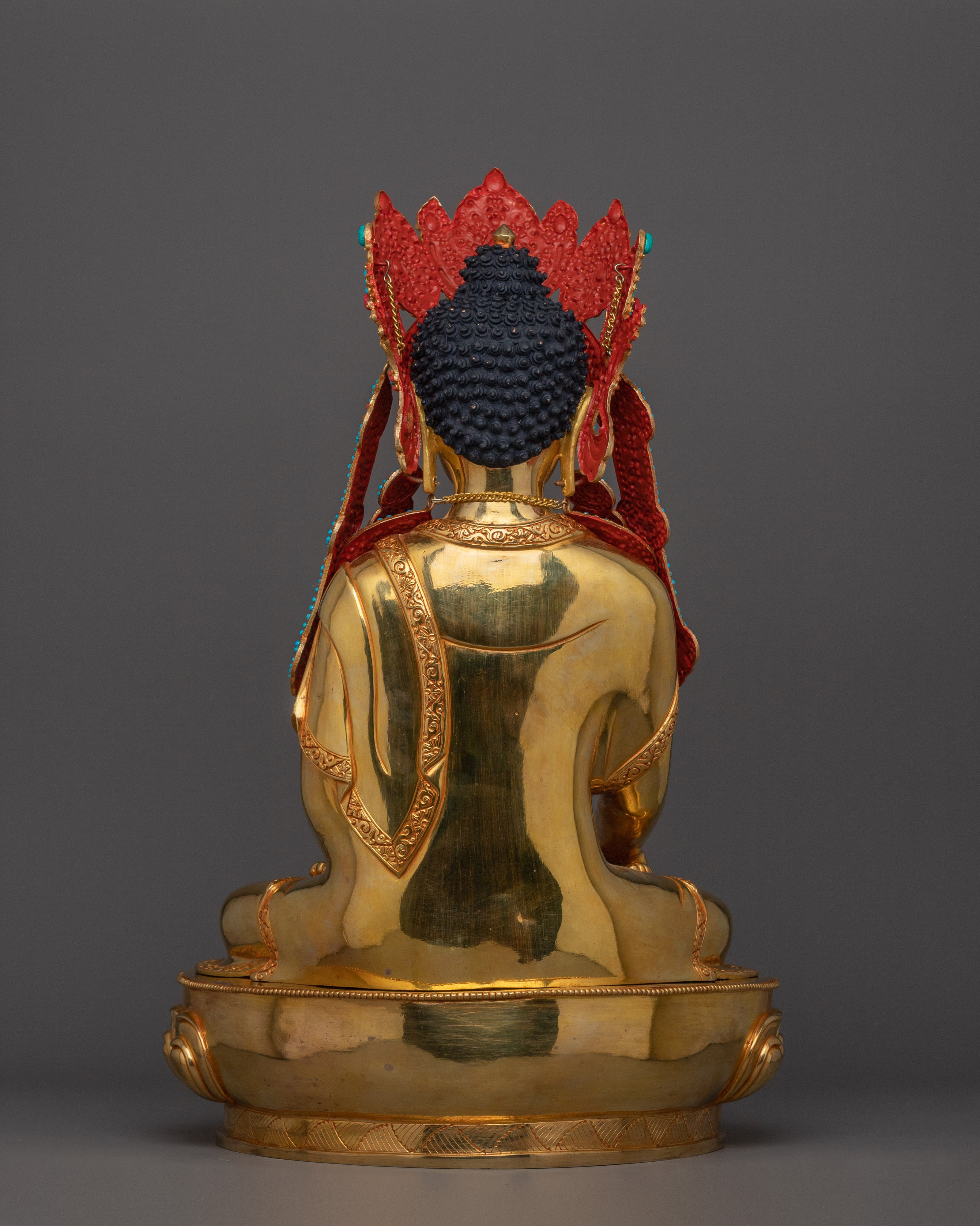 Crown Shakyamuni Buddha Statue | Gautama buddha Sculpture
