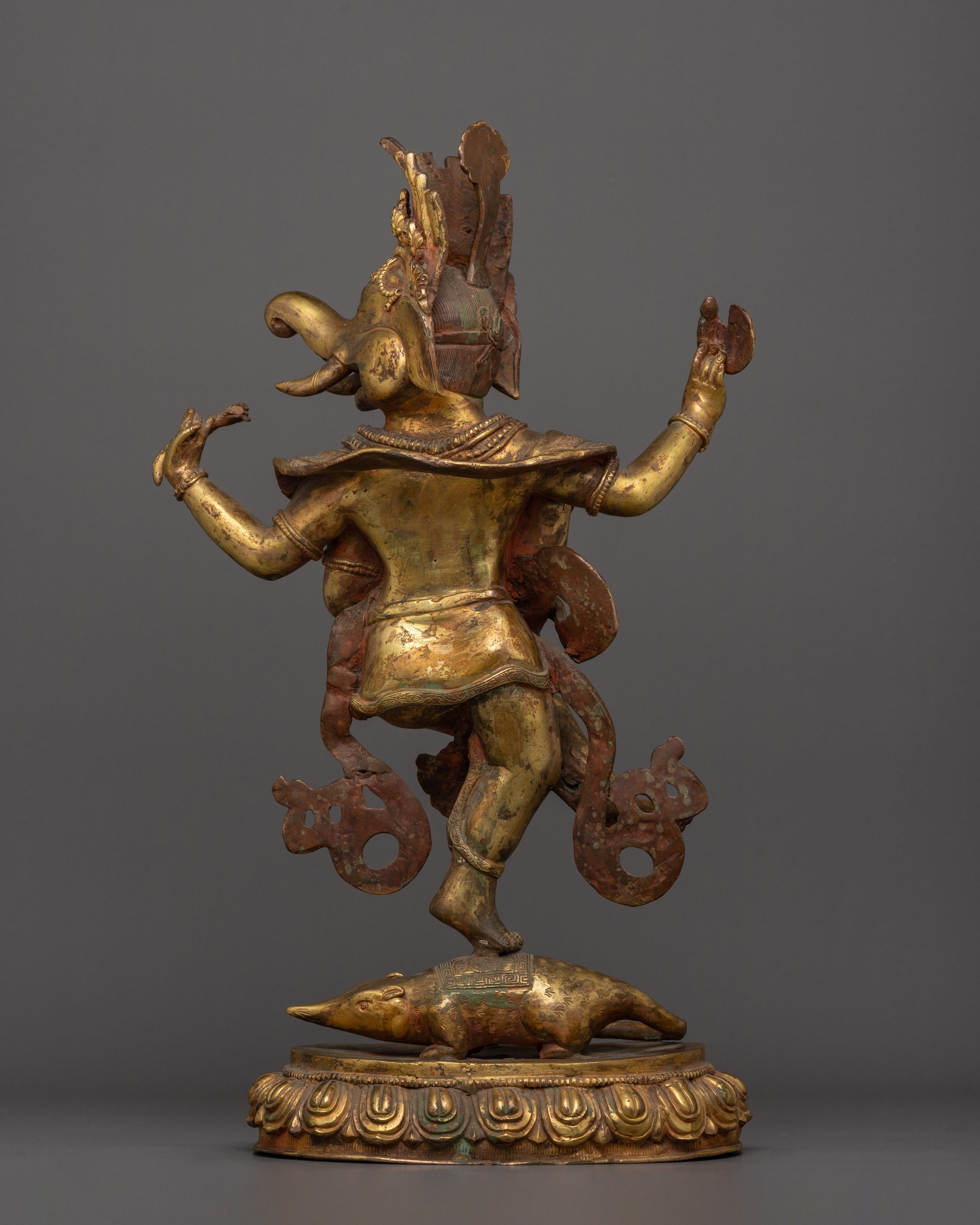 Himalayan Figurine of Ganesh | Lord of Wisdom, Fortune, and Protection