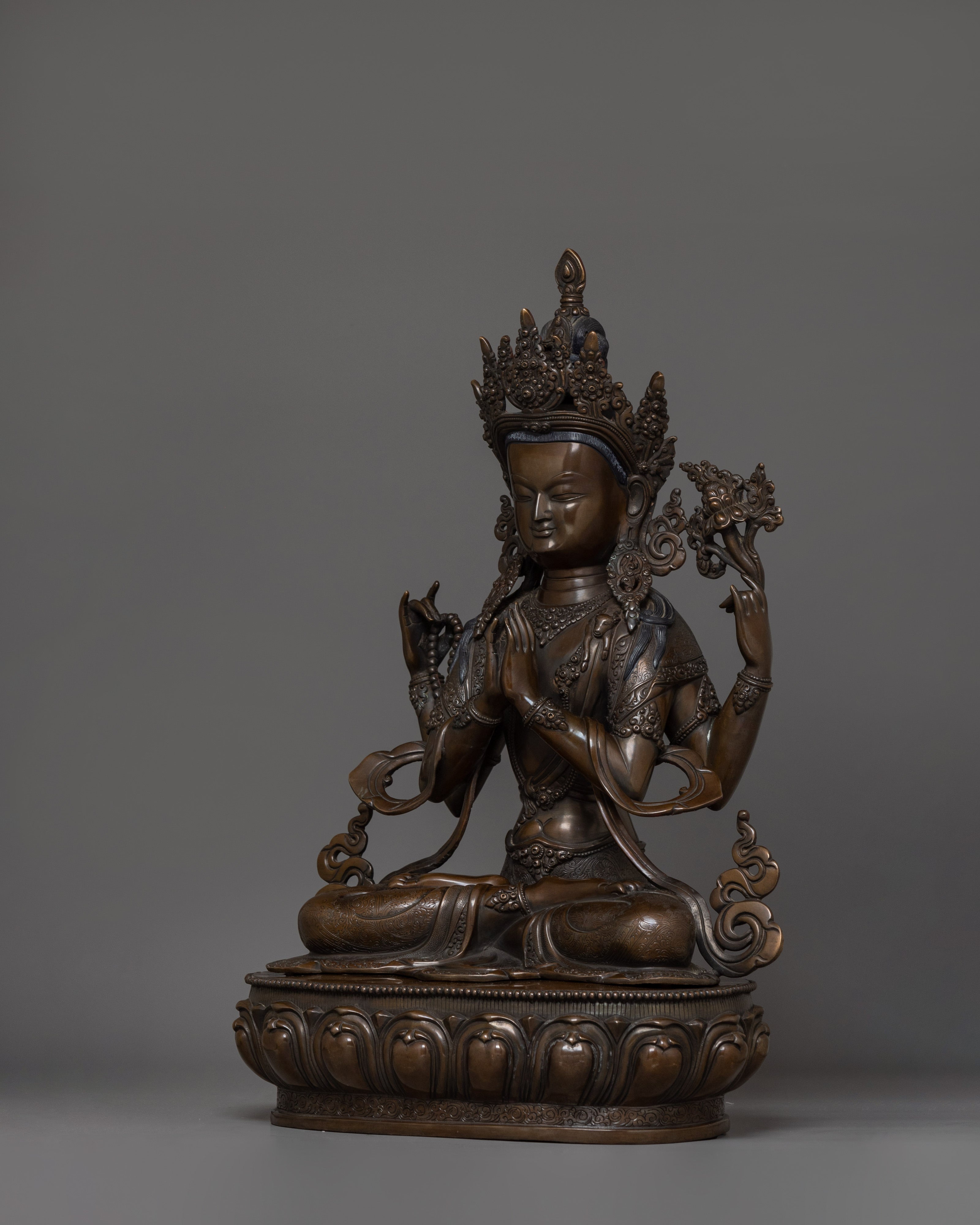 Chenrezig Compassionate Deity Statue | Also Known as Avalokiteshvara