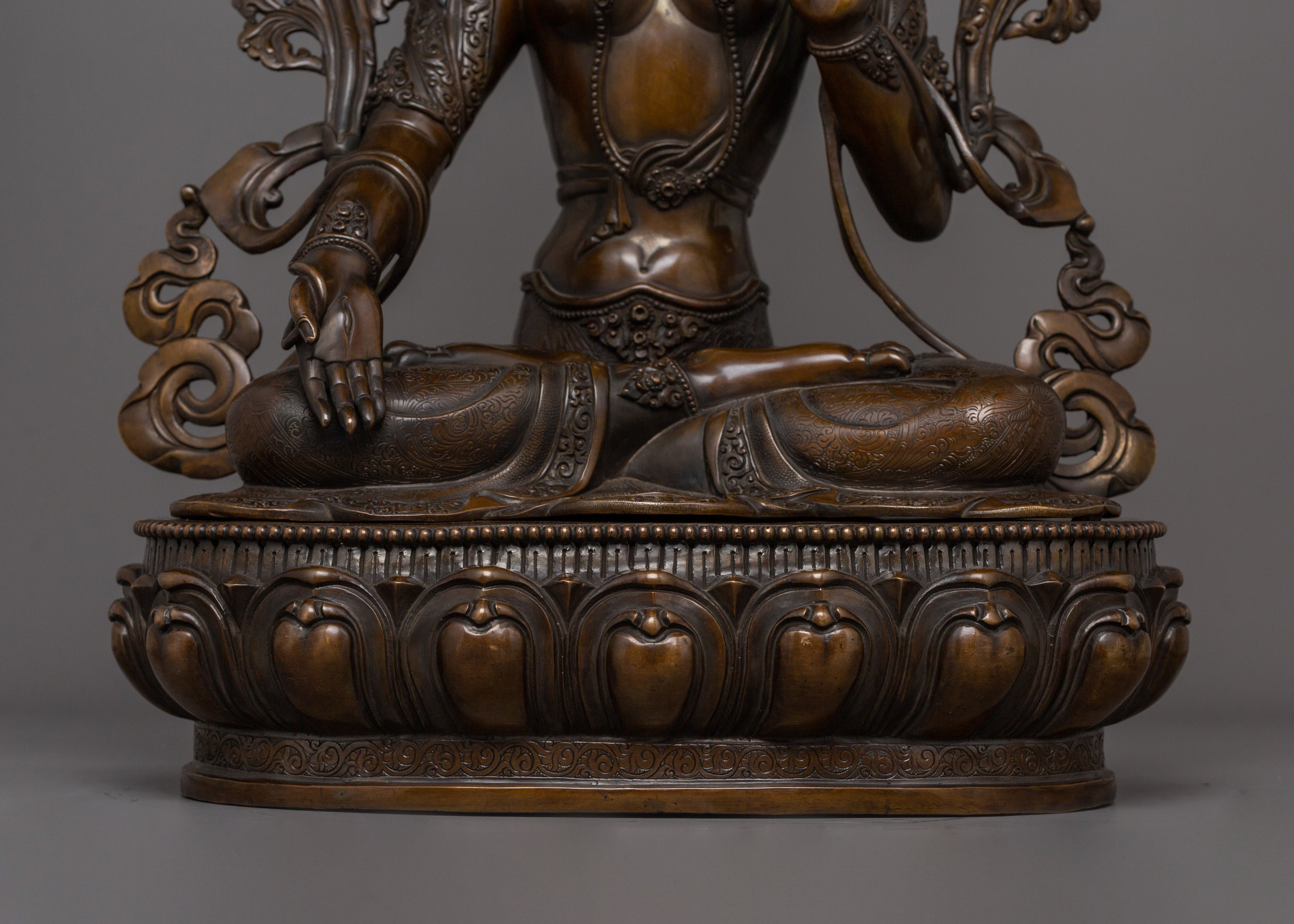 Traditional Tibetan Art of White Tara | Wish-Fulfiller